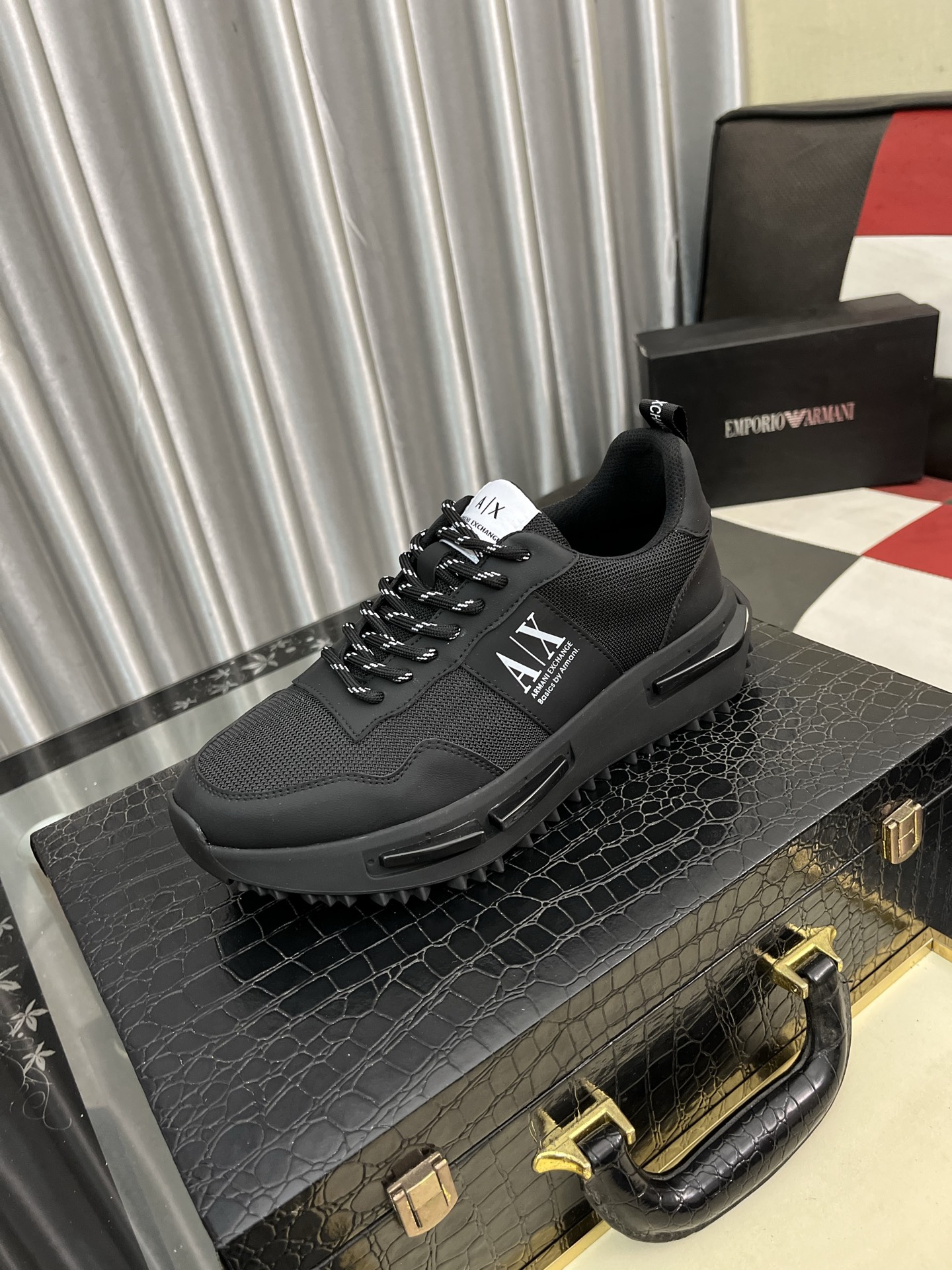 precio de fábrica: 249 Armani ARMANI EXCHANGE últimos modelos de primavera y verano zapatos casuales