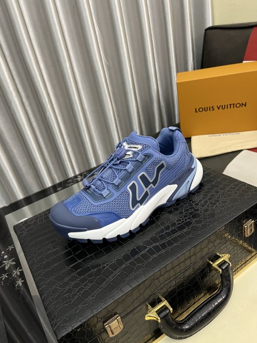 Louis Vuitton Men's High-Top Sneakers, Premium Leather, Multiple Colors 1 Louis Vuitton Men's High-Top Sneakers, Premium Leather, Multiple Colors