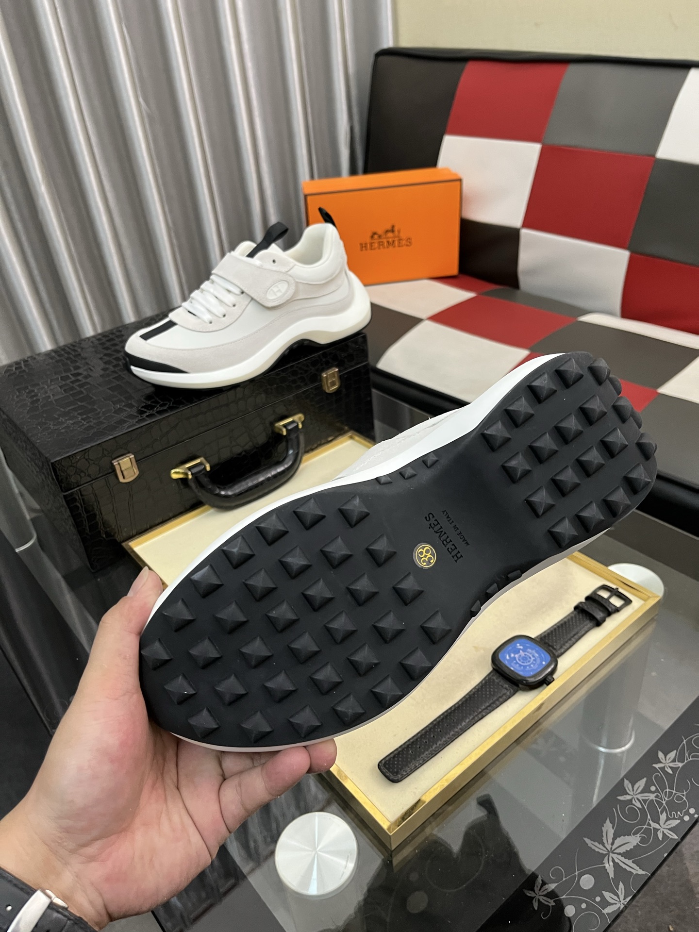 爱马仕 Hermès 经典高奢皮鞋男鞋女鞋鞋履高跟鞋 #2DFFE0FD 9
