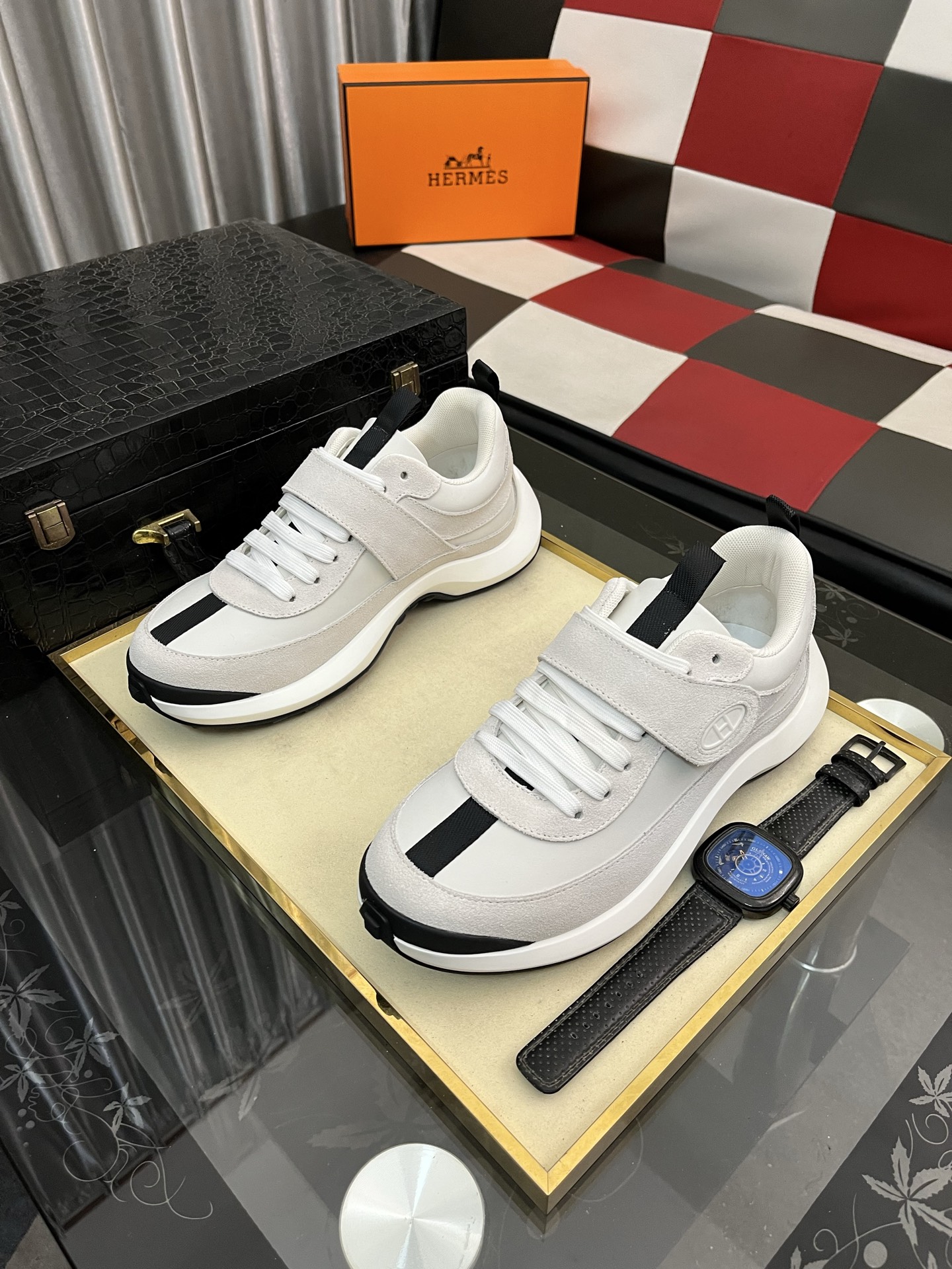 爱马仕 Hermès 经典高奢皮鞋男鞋女鞋鞋履高跟鞋 #2DFFE0FD 2