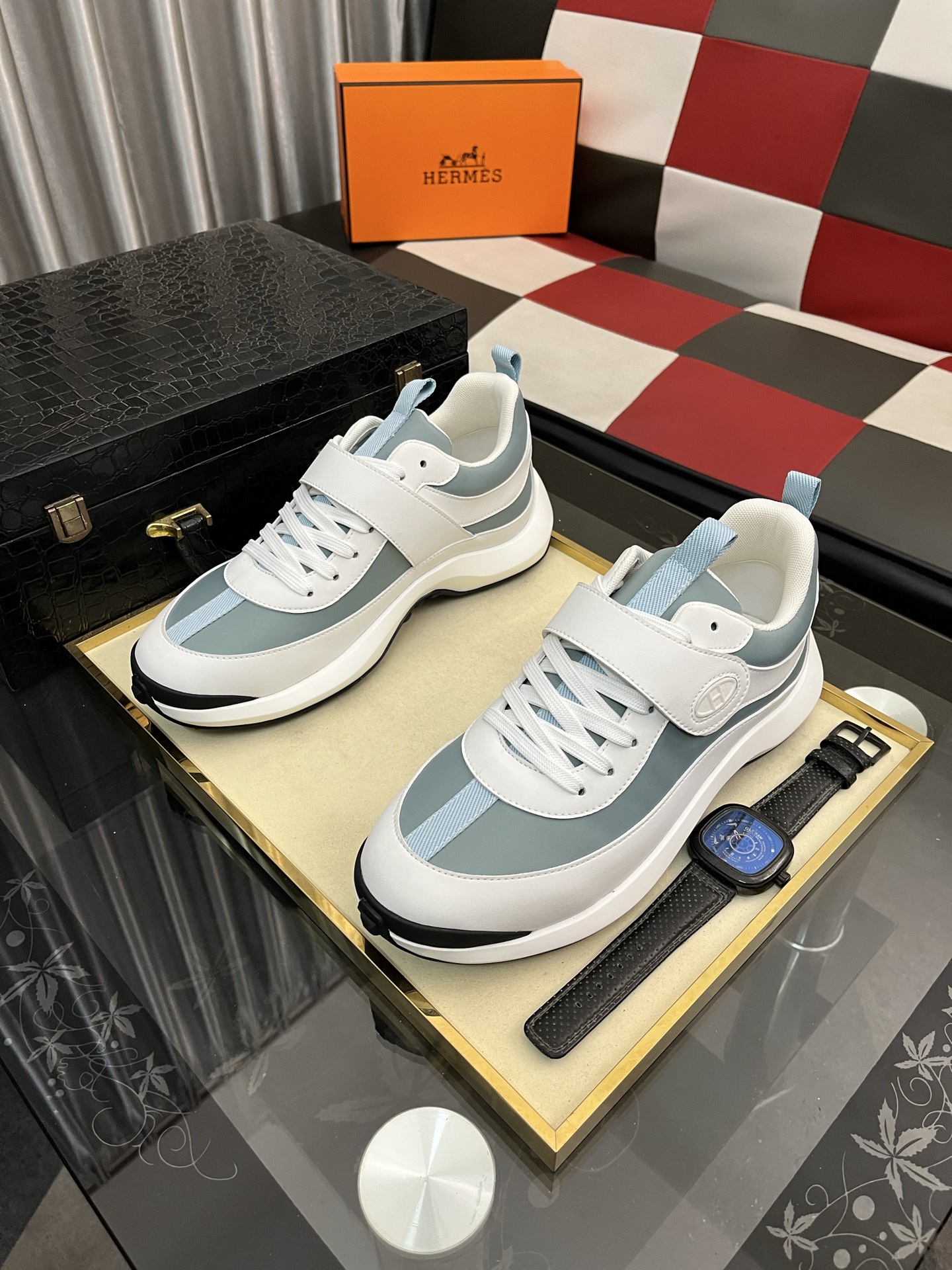 爱马仕 Hermès 经典高奢皮鞋男鞋女鞋鞋履高跟鞋 #8BE57760 2