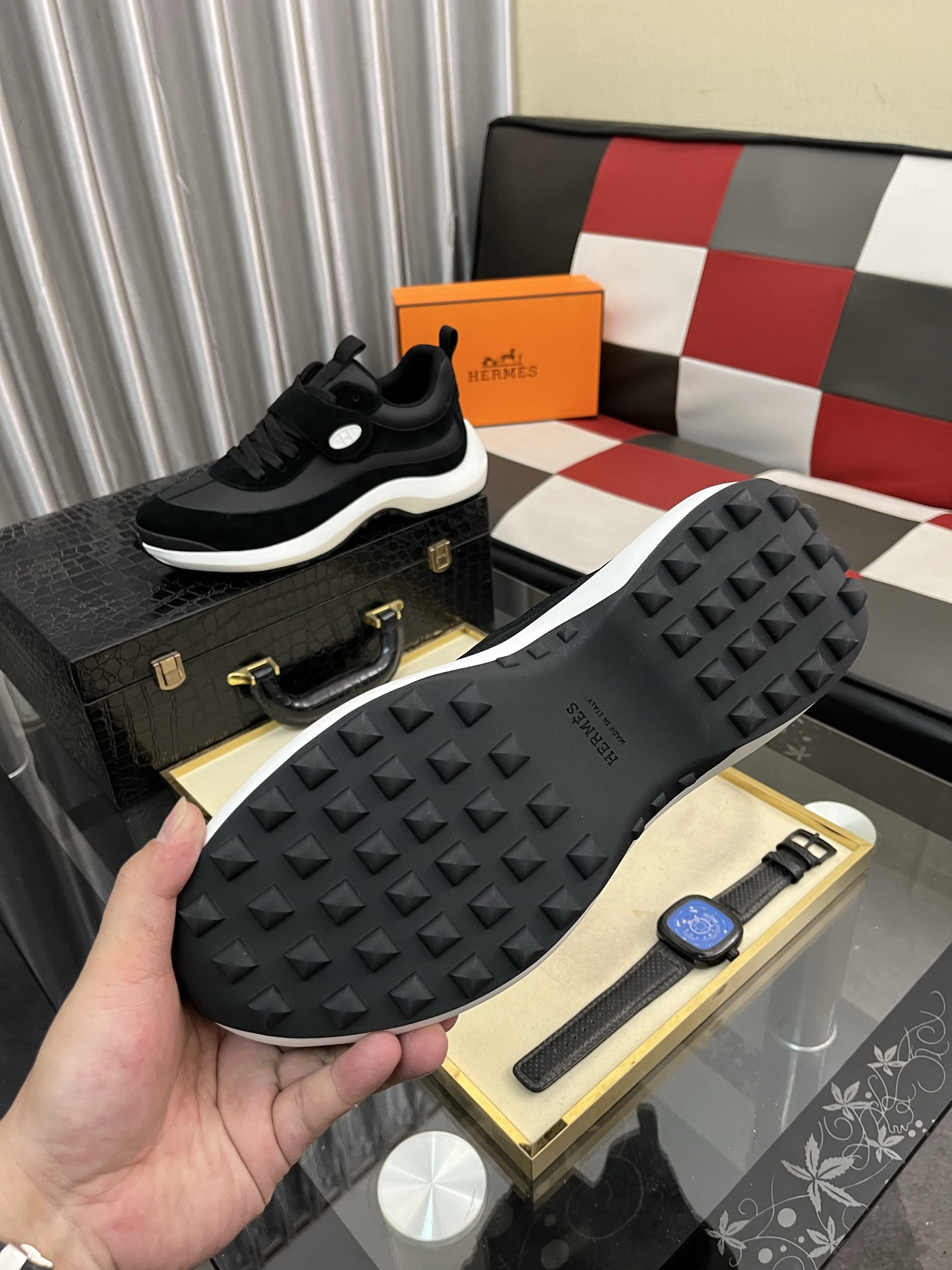 爱马仕 Hermès 经典高奢皮鞋男鞋女鞋鞋履高跟鞋 #2F79C8B6 9