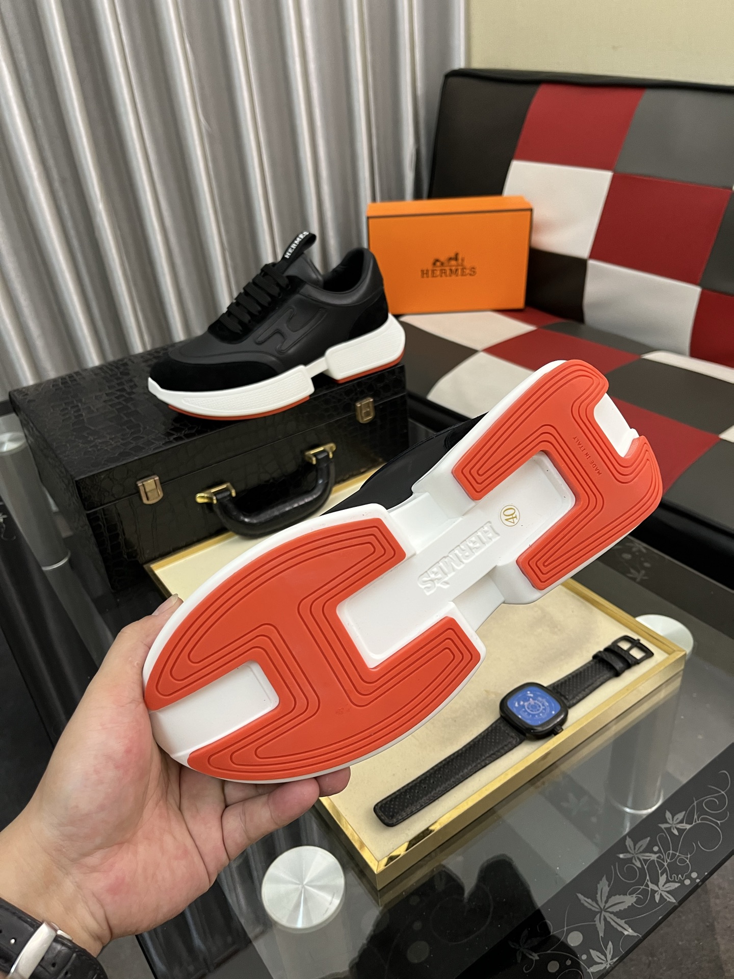 爱马仕 Hermès 经典高奢皮鞋男鞋女鞋鞋履高跟鞋 #28A749DB 9