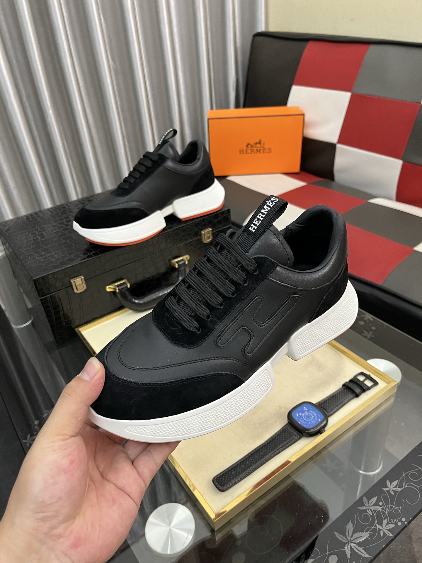 爱马仕 Hermès 经典高奢皮鞋男鞋女鞋鞋履高跟鞋 #28A749DB 5