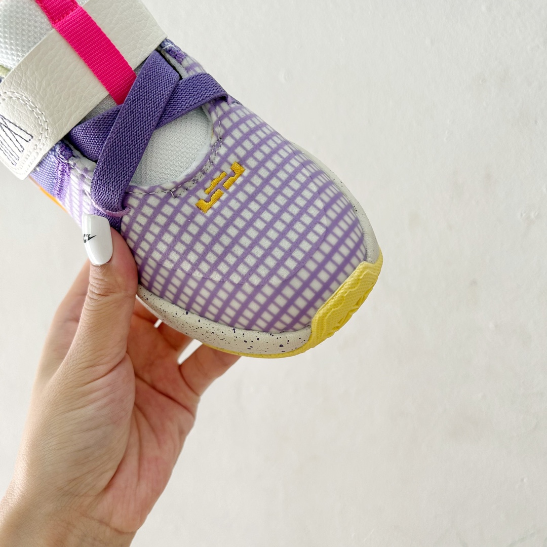 “James Kids Basketball Shoes: Light-Gas-Through Material for Comfort and Style” - 图片 4