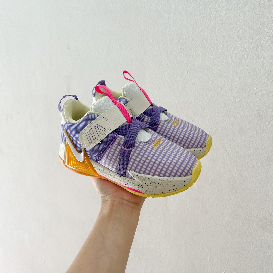 “James Kids Basketball Shoes: Light-Gas-Through Material for Comfort and Style” - 图片 9