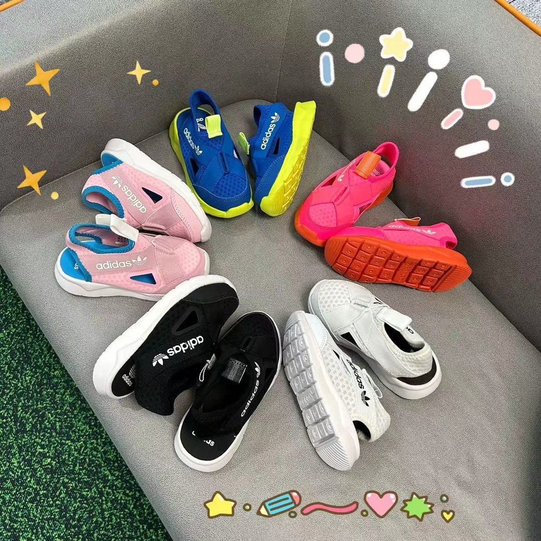 图片[9]-阿迪360交叉包头凉童鞋 尺码：22-35码 夏日炎炎，小宝贝们的脚丫子也需要一份专属清凉！👑 阿迪达斯新季力作，交叉儿童包头凉鞋-选品中心