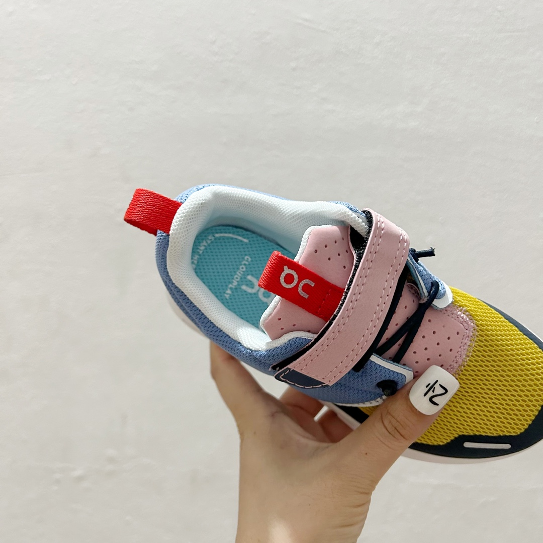 图片[7]-🔗On昂跑魔术贴松紧带儿童运动鞋 尺码：26-37.5码 💥小众童鞋运动鞋来咯～💥 on昂跑缓震魔术贴儿童运动鞋 鞋头增加额外的橡胶垫片🔫加强耐久性 🧿加宽外底搭载多沟槽，更稳固 优化改良的CloudTec专利鞋底科技🪄专为幼童打造🪄超级无敌旋转跳跃好穿-选品中心