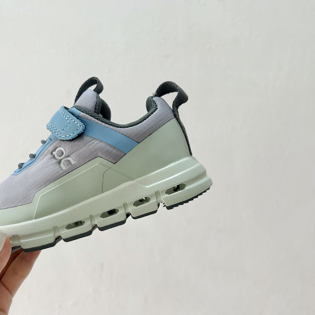 图片[8]-📍新配色 🔗On昂跑魔术贴松紧带儿童运动鞋 尺码：26-37.5码 💥小众童鞋运动鞋来咯～💥 on昂跑缓震魔术贴儿童运动鞋 鞋头增加额外的橡胶垫片🔫加强耐久性 🧿加宽外底搭载多沟槽，更稳固 优化改良的CloudTec专利鞋底科技🪄专为幼童打造🪄超级无敌旋转跳跃好穿-选品中心