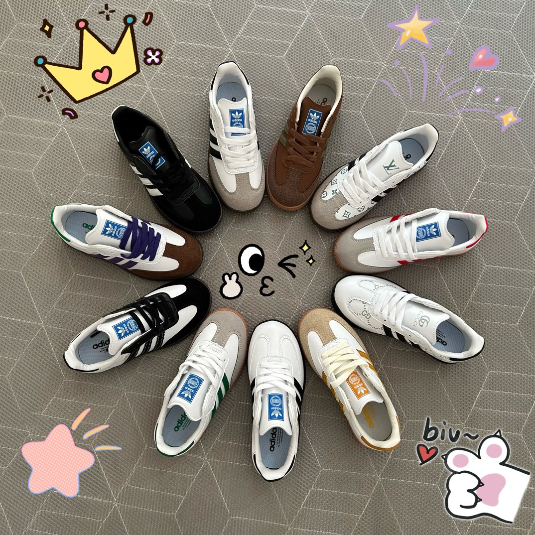 图片[9]-🚦配色合集🔻 🔗Adidas德训儿童板鞋 尺码：24-35码 全网的爆炸款💥 被问疯的儿童德训鞋！！舒适百搭天花板❗️可盐可甜的潮流气息，看上直接打包带走！ 这双鞋请务必收下！时尚等级提升不止一点点！闭眼冲啊～-选品中心