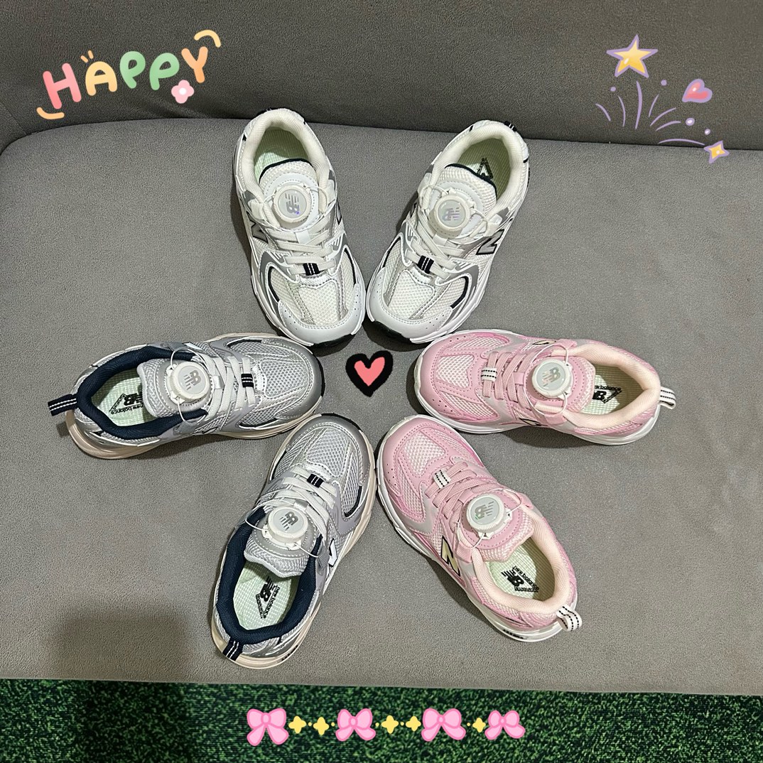 图片[7]-NB530旋转纽扣童鞋💖👟26-37码 NB530童鞋的外观设计既简约又不失时尚感，无论是去公园玩耍还是参加家庭聚会，都是完美的选择。-选品中心