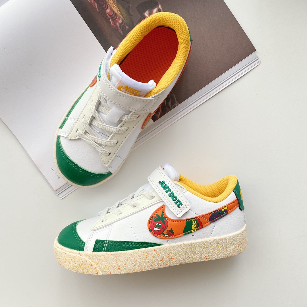 【柜子版NK开拓者童鞋22-37.5码 柔软舒适✅如名中大爆款绝对是日常的必备单品一定要锁定它最百搭最好看的小白鞋了-选品中心