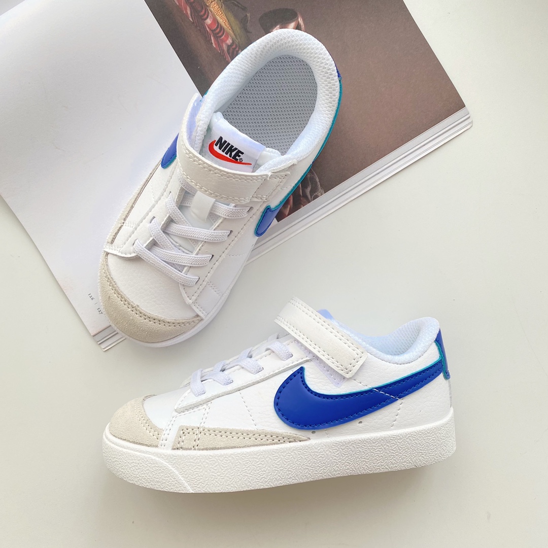 【柜子版NK开拓者童鞋22-37.5码 柔软舒适✅如名中大爆款绝对是日常的必备单品一定要锁定它最百搭最好看的小白鞋了-选品中心