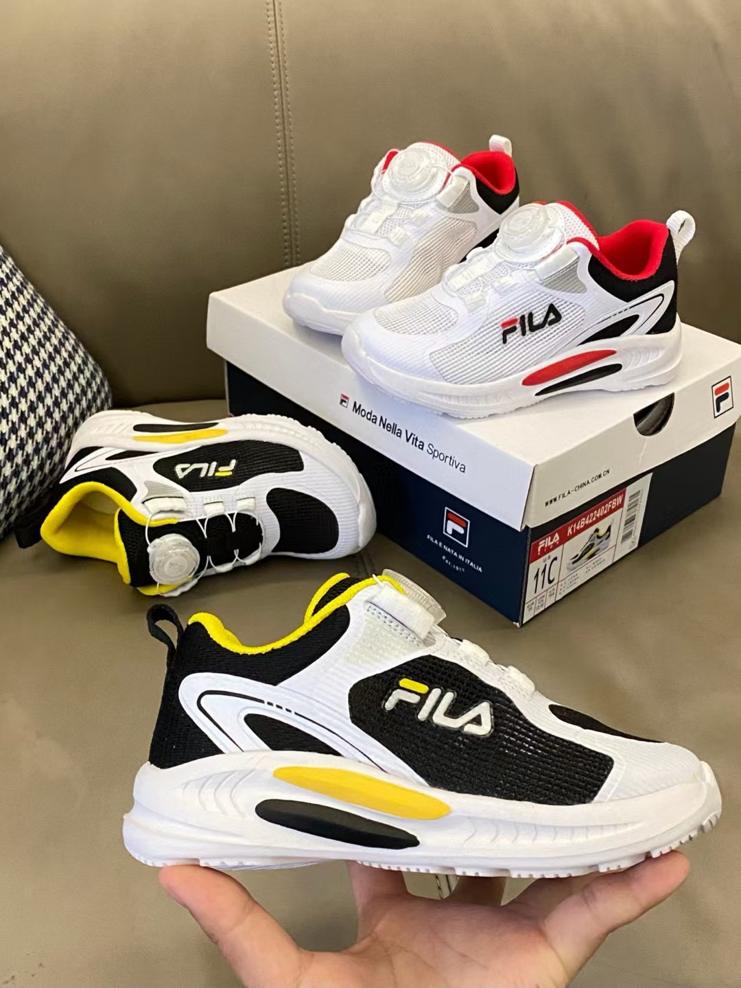 图片[4]-原图直出🌟 超赞的FILA系列👍🏻透气性网面拼接，舒适不闷脚☁️精致BOA锁扣设计，穿脱超方便✌🏻超轻软弹大底，脚感不言而喻✔️-选品中心