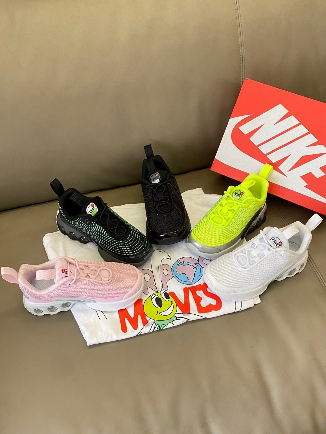 图片[3]-原图直出🌟 NK新款DN松紧带儿童气垫运动鞋💫采用优质鞋面拼接，质感超赞👍🏻真实后跟气垫填充，脚感超舒服☁️松紧带一脚蹬设计，穿脱超方便✌🏻-选品中心