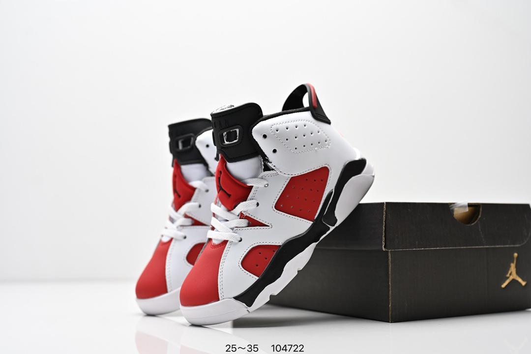 图片[7]-童鞋Nike Air Jordan 6 Retro”Georgetown“乔丹AJ6代复古休闲文化篮球鞋“乔治城灰蓝麂皮” 尺码：25～35-选品中心