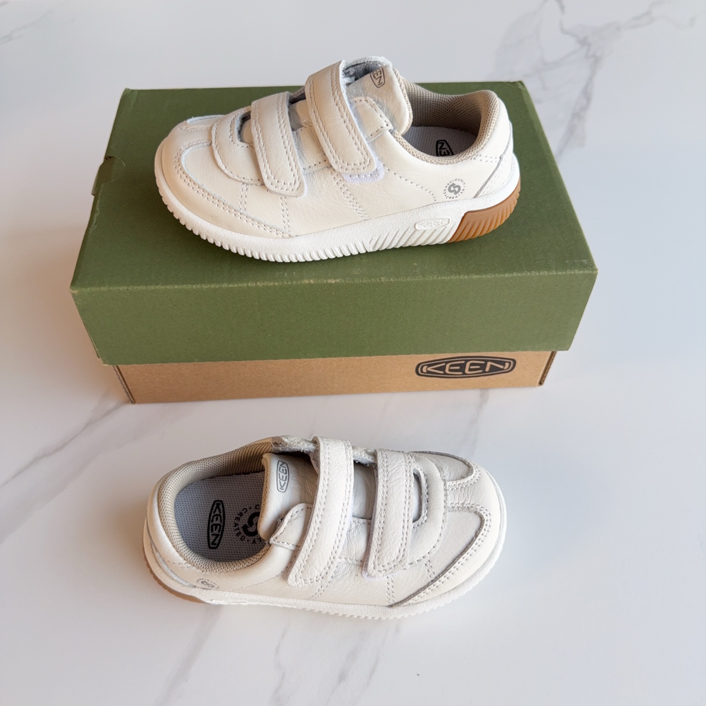 图片[3]-KEEN科恩双魔术贴儿童户外功能鞋 真头层牛皮材质，软底耐磨。尺码：24-37-选品中心