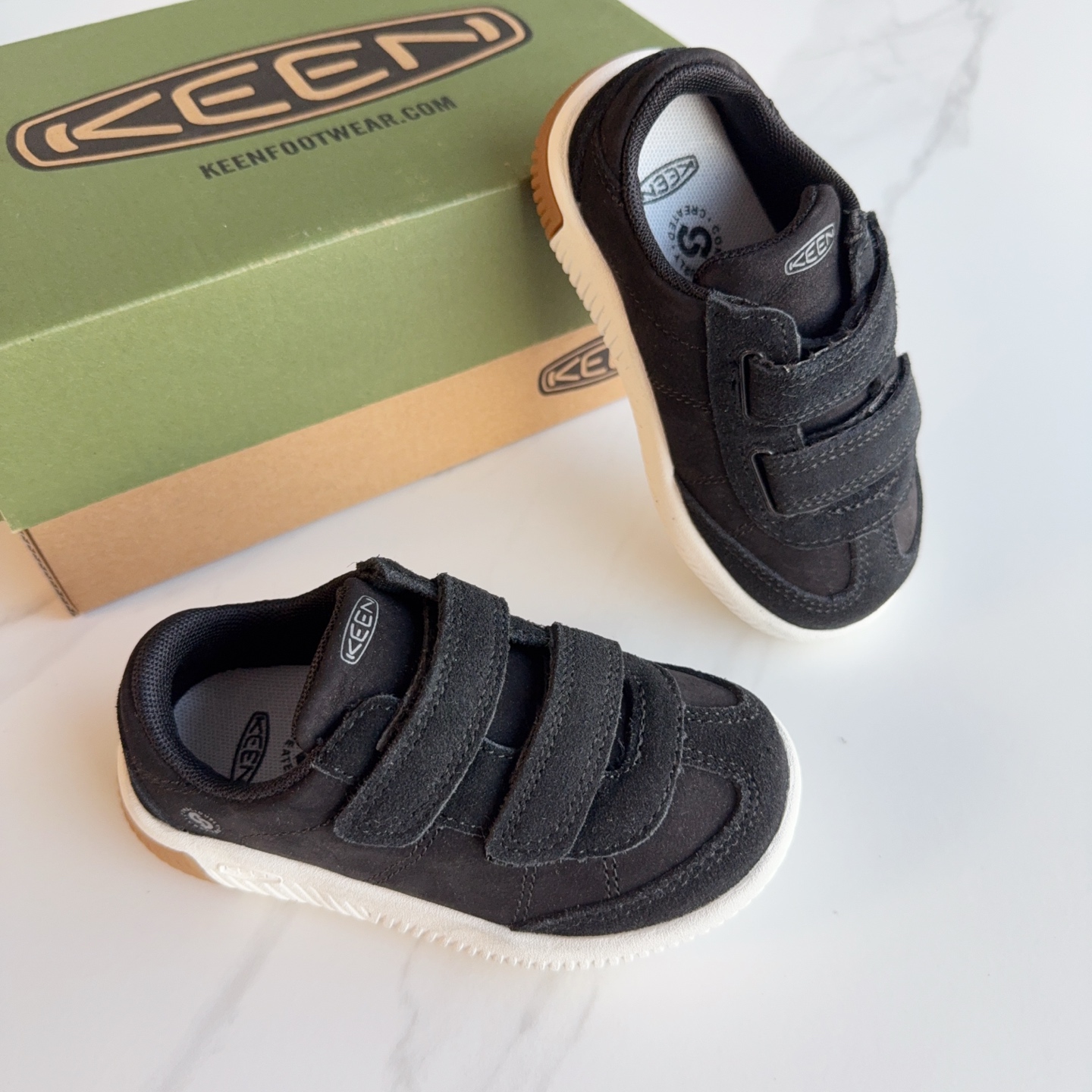 图片[4]-KEEN科恩双魔术贴儿童户外功能鞋 真头层牛皮材质，软底耐磨。尺码：24-37-选品中心