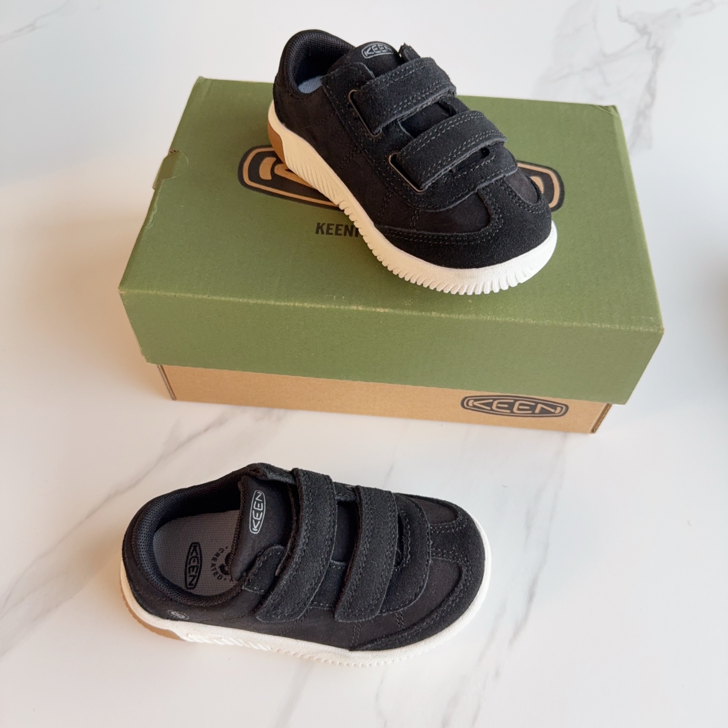 图片[4]-KEEN科恩双魔术贴儿童户外功能鞋 真头层牛皮材质，软底耐磨。尺码：24-37-选品中心