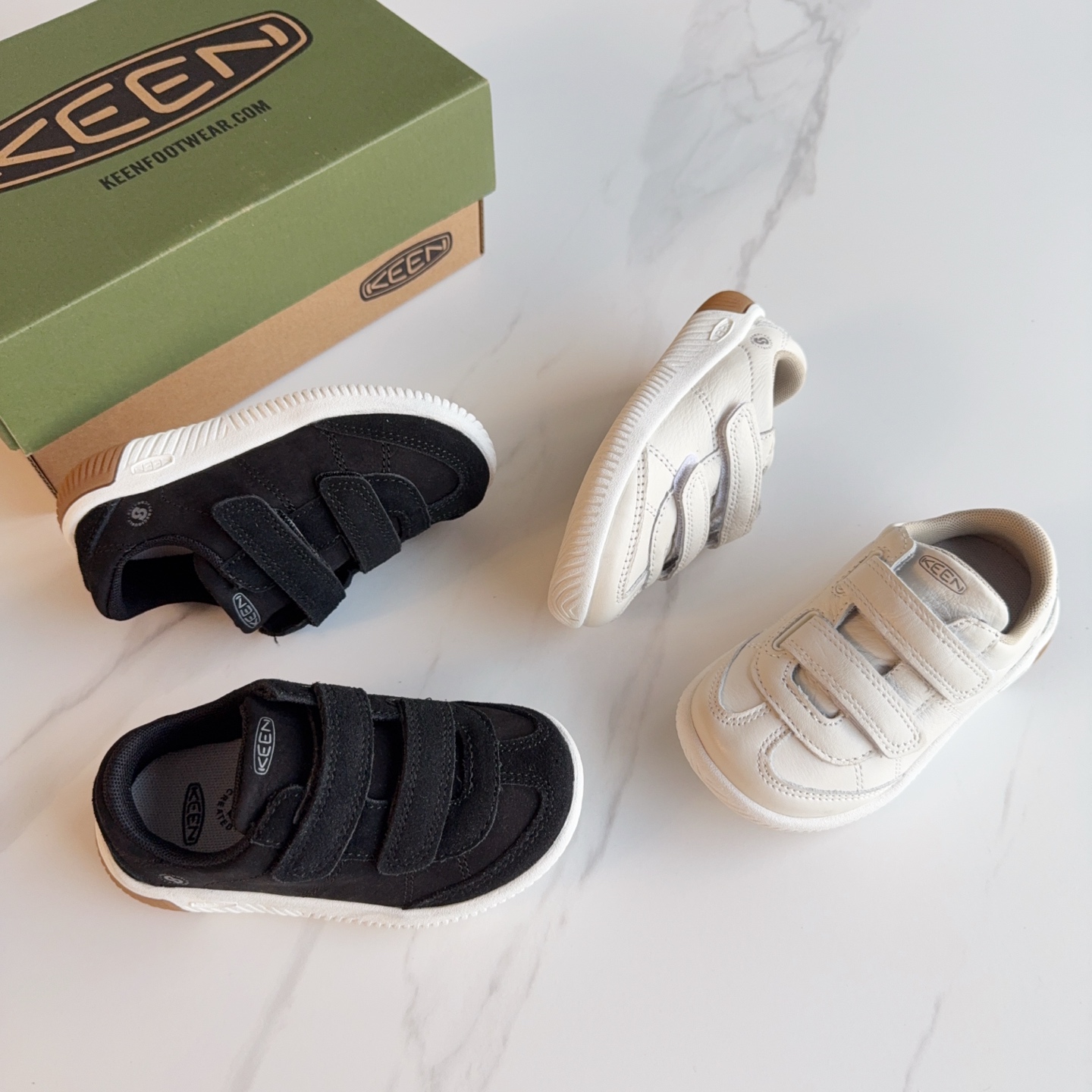 图片[8]-KEEN科恩双魔术贴儿童户外功能鞋 真头层牛皮材质，软底耐磨。尺码：24-37-选品中心