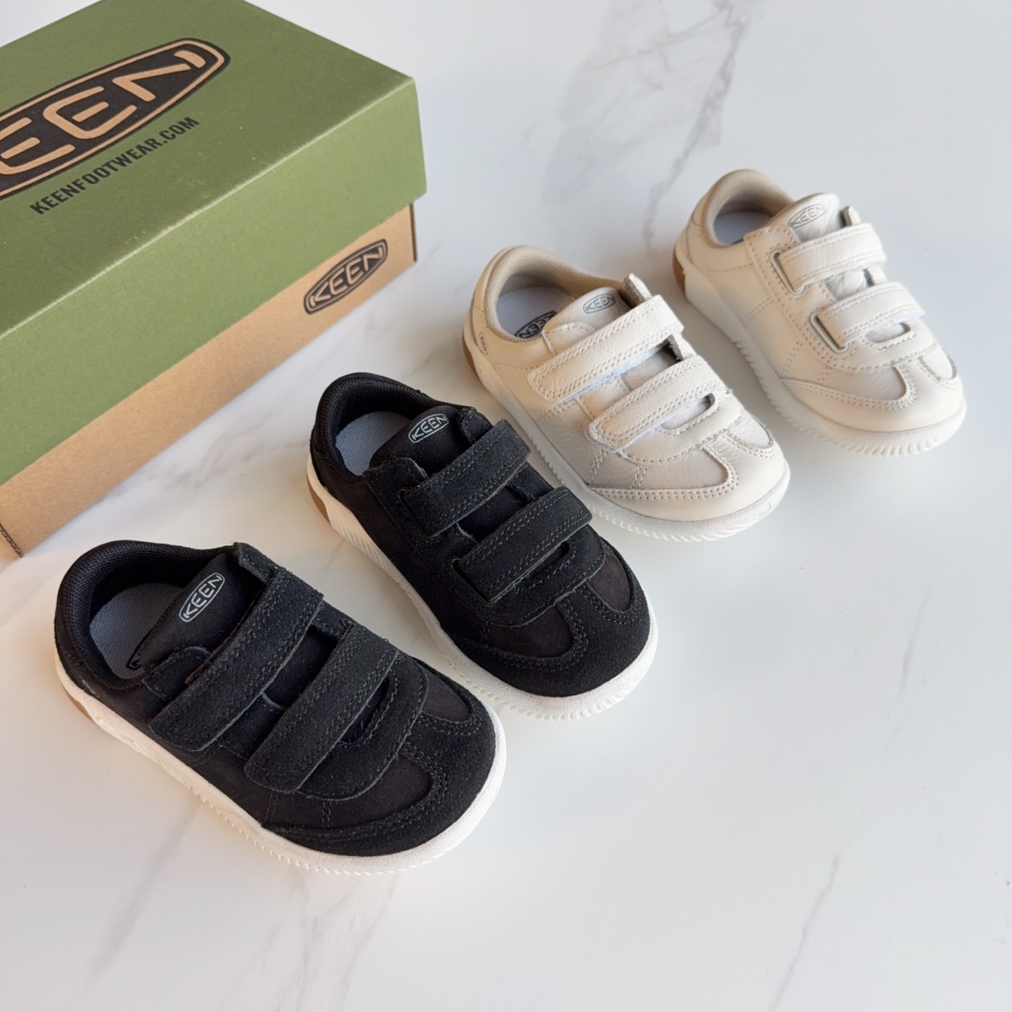 图片[3]-KEEN科恩双魔术贴儿童户外功能鞋 真头层牛皮材质，软底耐磨。尺码：24-37-选品中心