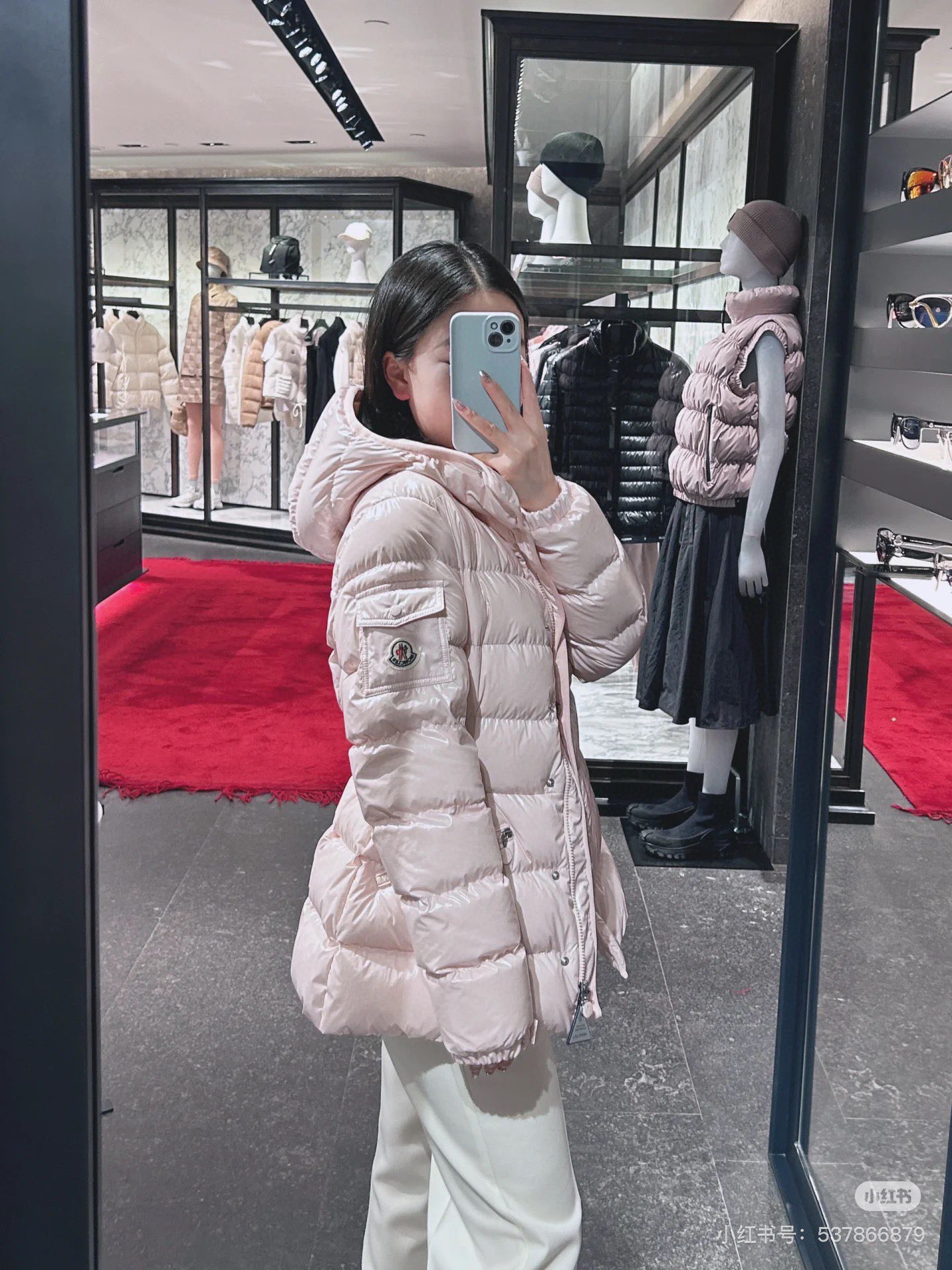 Moncler Hooded Padded Quilted Lightweight Shiny Down Jacket Winter Coat 2 i1727352761 2171 7