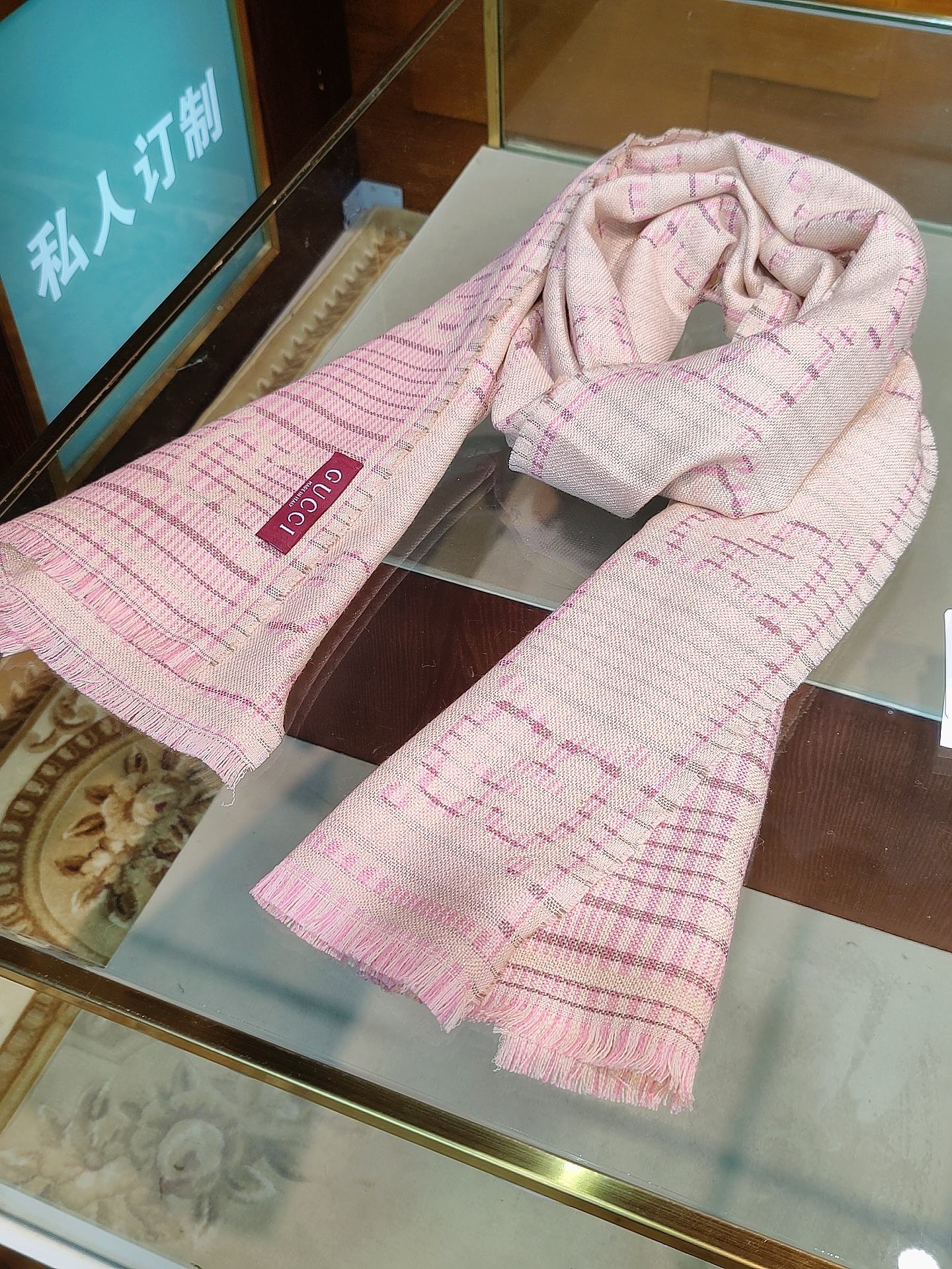 ❤️ GG格子金线米色 原版定制 前期打版好多次 大小logo共六个颜色 细节跟足 质感无敌 精纺纱线 