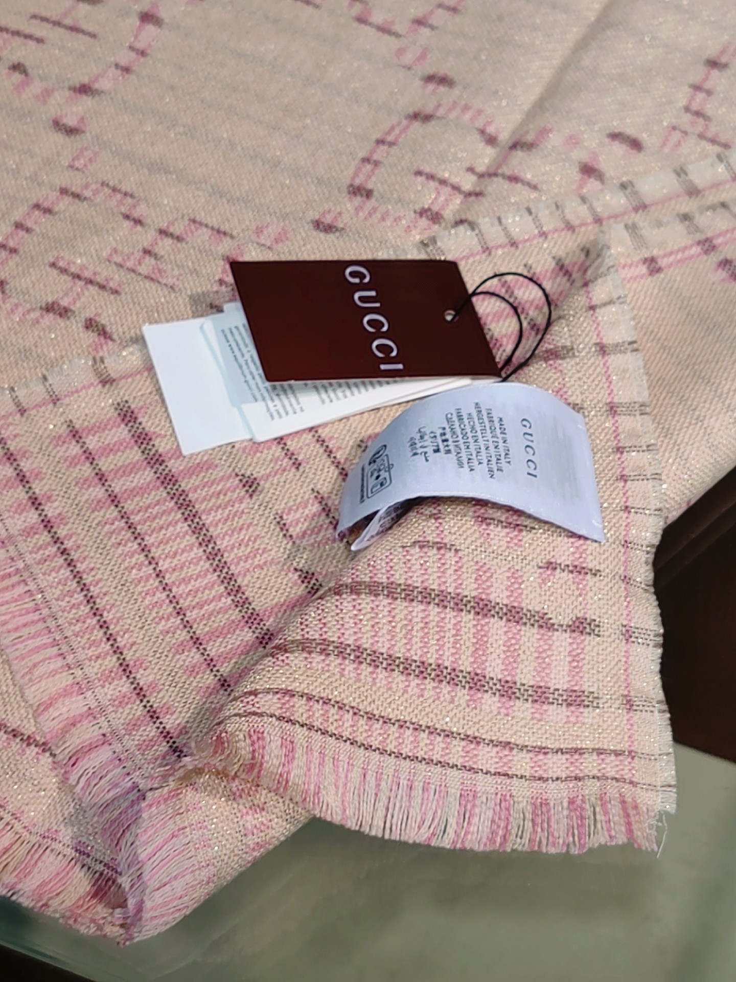 ❤️ GG格子金线米色 原版定制 前期打版好多次 大小logo共六个颜色 细节跟足 质感无敌 精纺纱线 