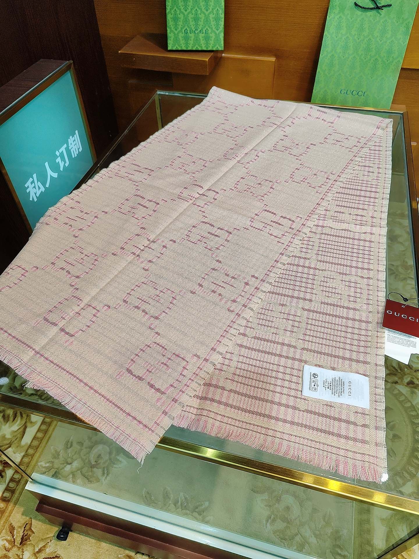 ❤️ GG格子金线米色 原版定制 前期打版好多次 大小logo共六个颜色 细节跟足 质感无敌 精纺纱线 