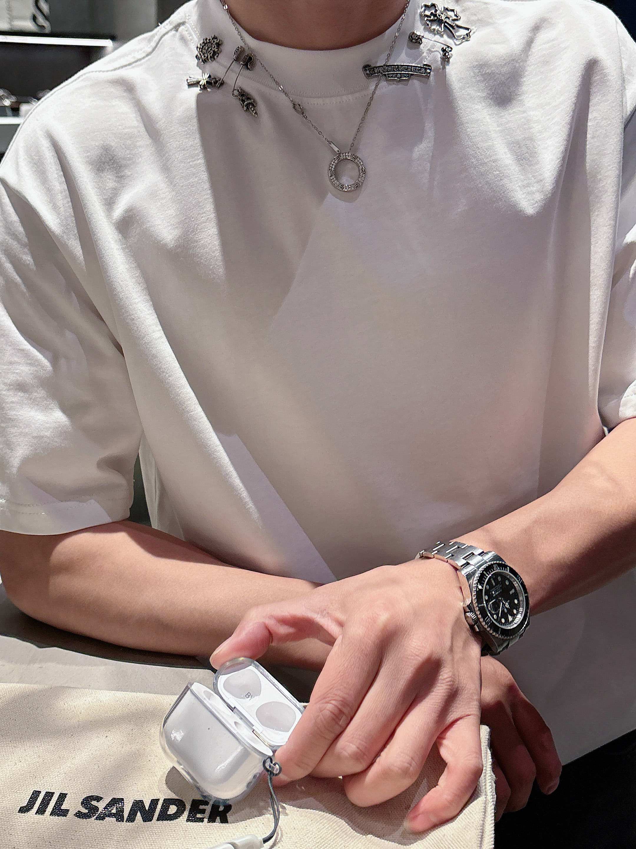 克罗心 * 𝟐6𝐬s 春夏休闲短袖定制面料 品牌经典LOGO 工艺精致 休闲百搭 【𝐒𝐢𝐳𝐞：码数】 S