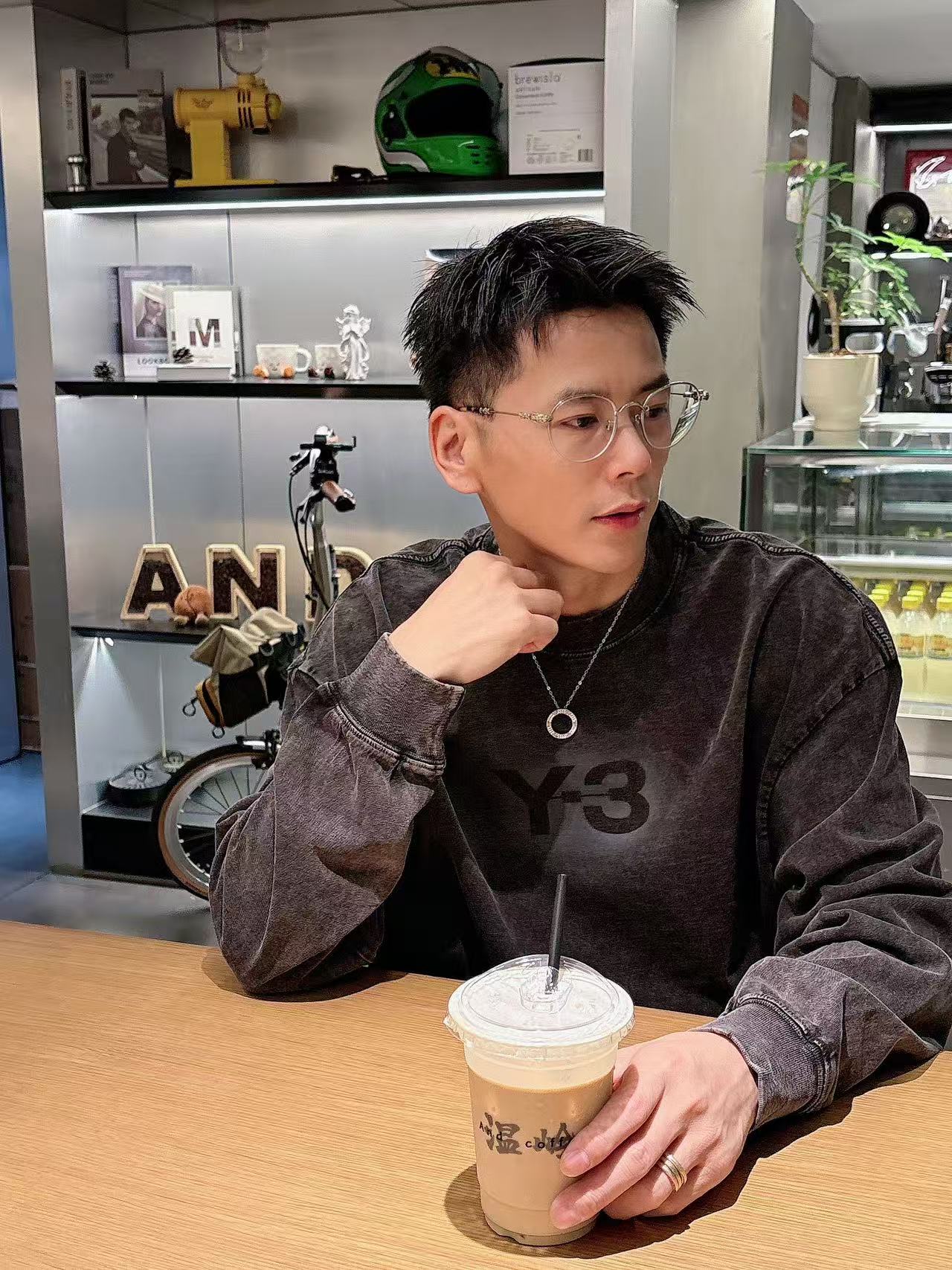 2025秋季新款 Y-3 手绘定制标休闲长袖 【over size宽松版型】 定制300g高支100%纯