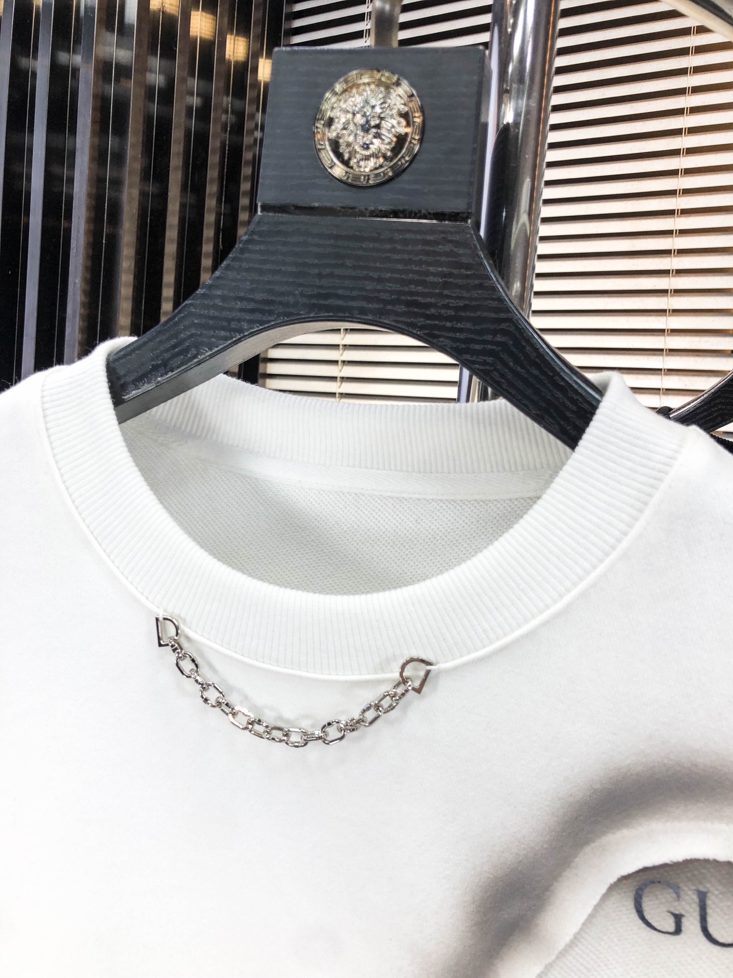 古驰 25秋冬系列卫衣400克毛圈面料 经典印花工艺 手感舒适 百搭休闲卫衣 码数：S-4XL颜色：黑 