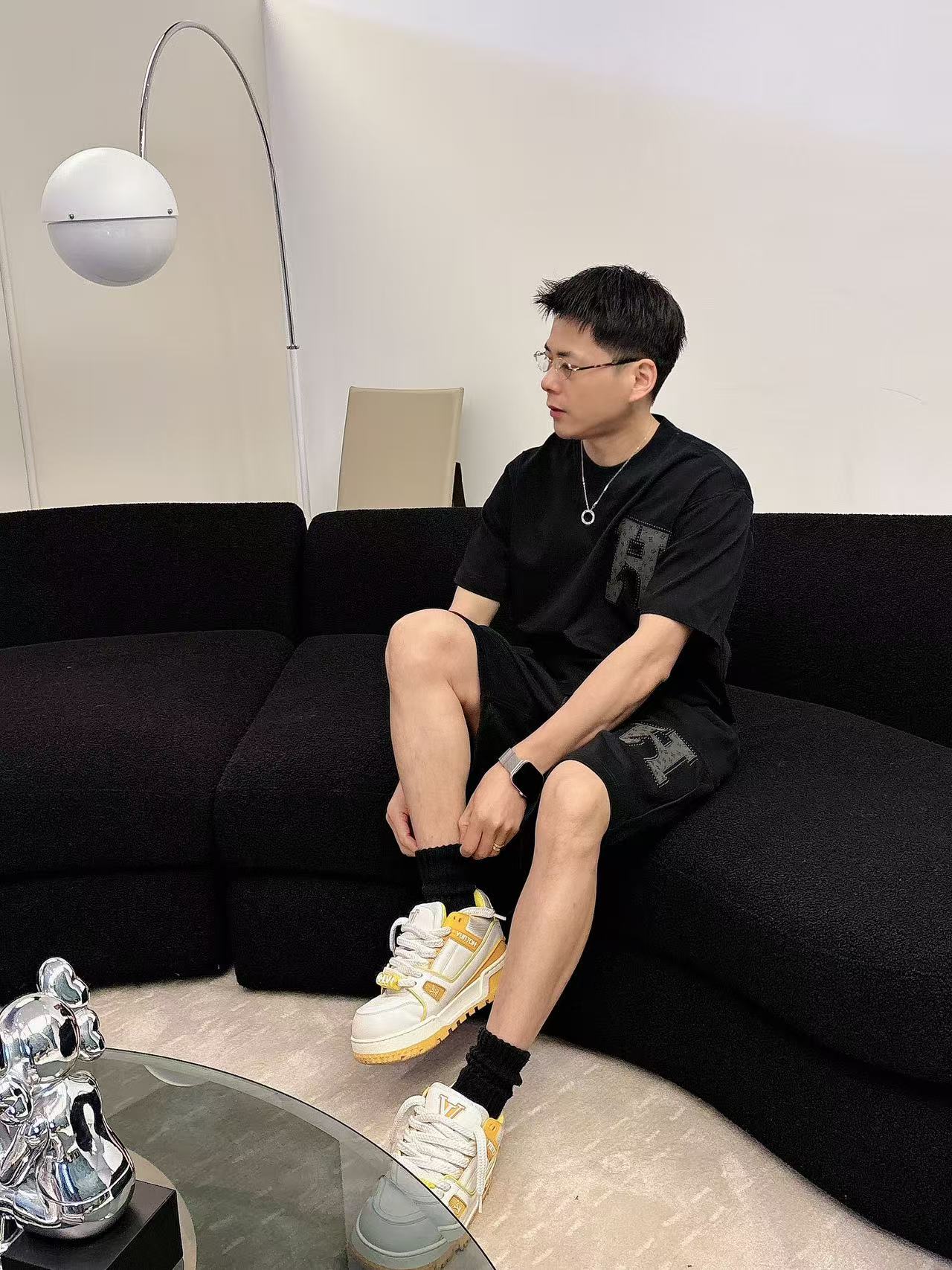 H家* 𝟐6𝐬s 春夏 短袖套装 （可分开） 微宽松版型 品牌经典LOGO 工艺精致 100%纯棉 休闲