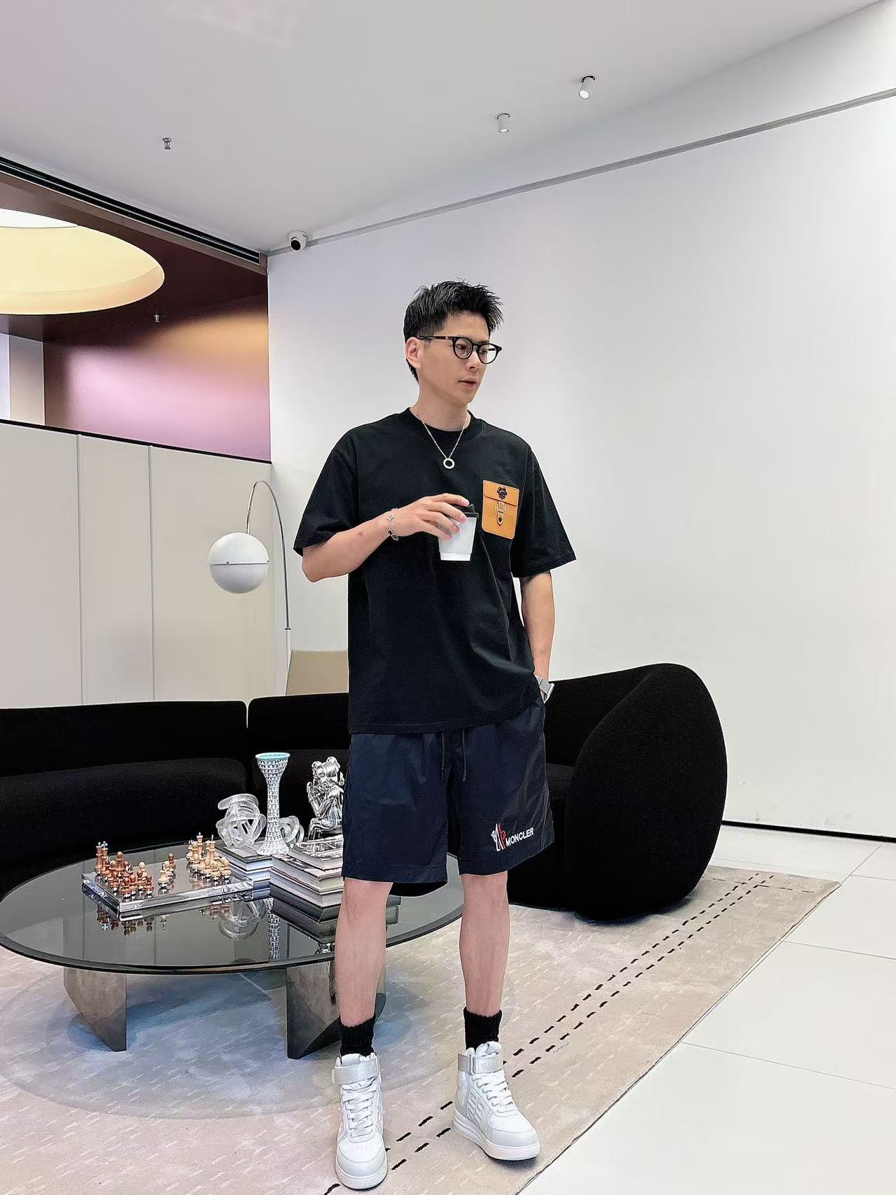 蒙口* 𝟐6𝐬s 春夏休闲速干短裤 定制面料 定制标 品牌经典LOGO 工艺精致 休闲百搭 【𝐒𝐢𝐳𝐞：
