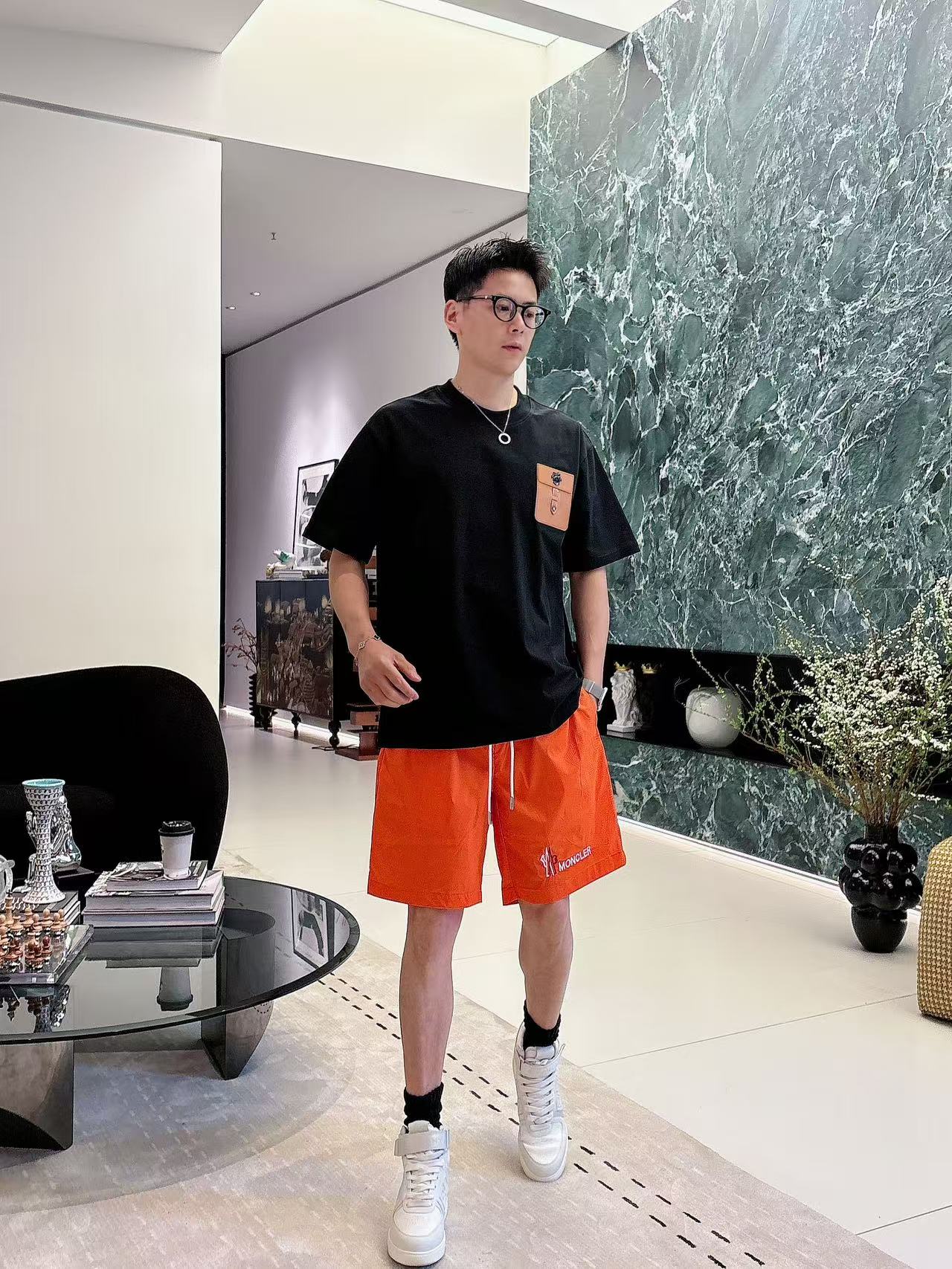 蒙口* 𝟐6𝐬s 春夏休闲速干短裤 定制面料 定制标 品牌经典LOGO 工艺精致 休闲百搭 【𝐒𝐢𝐳𝐞：