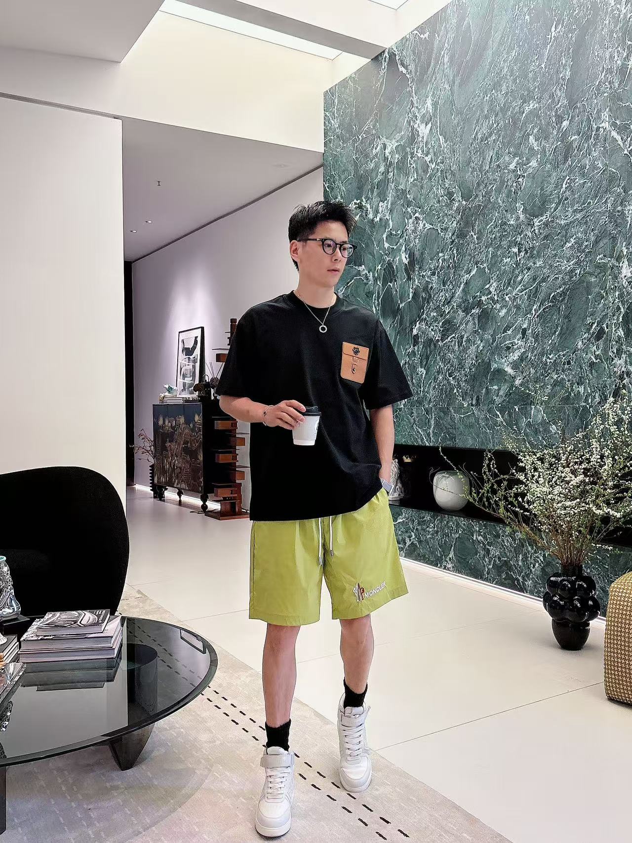 蒙口* 𝟐6𝐬s 春夏休闲速干短裤 定制面料 定制标 品牌经典LOGO 工艺精致 休闲百搭 【𝐒𝐢𝐳𝐞：