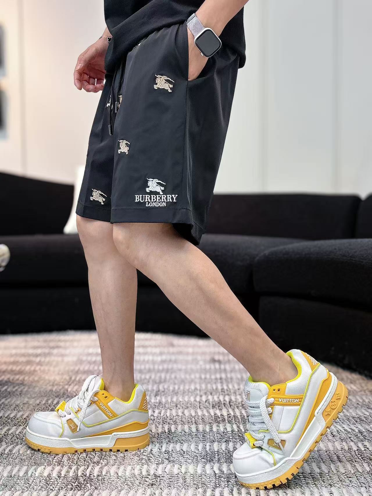 巴宝莉* 𝟐6𝐬s 春夏休闲速干短裤 定制面料 定制标 品牌经典LOGO 工艺精致 休闲百搭 【𝐒𝐢𝐳𝐞
