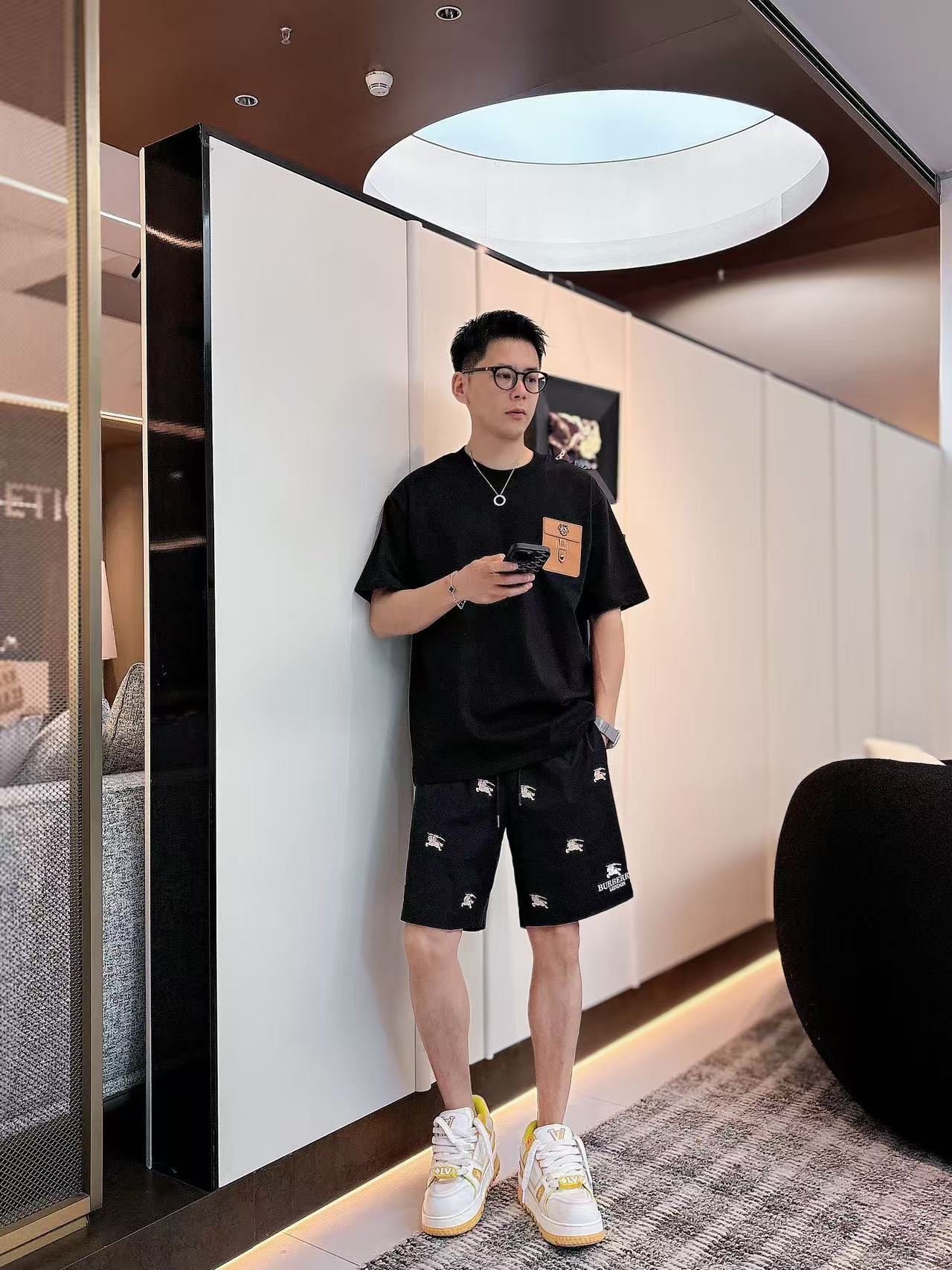 巴宝莉* 𝟐6𝐬s 春夏休闲速干短裤 定制面料 定制标 品牌经典LOGO 工艺精致 休闲百搭 【𝐒𝐢𝐳𝐞
