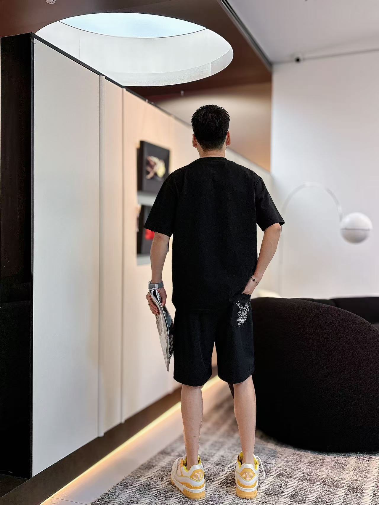 LV* 𝟐6𝐬s 春夏休闲速干短裤 定制面料 定制标 品牌经典LOGO 工艺精致 休闲百搭 【𝐒𝐢𝐳𝐞：