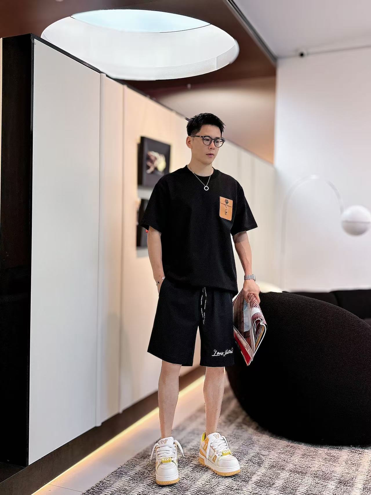 LV* 𝟐6𝐬s 春夏休闲速干短裤 定制面料 定制标 品牌经典LOGO 工艺精致 休闲百搭 【𝐒𝐢𝐳𝐞：