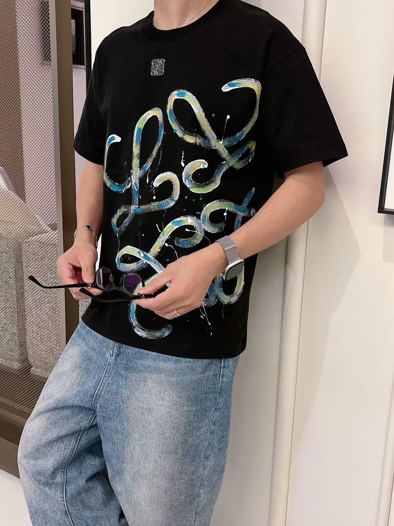 罗意威 * 𝟐6𝐬s 春夏休闲短袖定制面料 品牌经典LOGO 工艺精致 休闲百搭 【𝐒𝐢𝐳𝐞：码数】 S