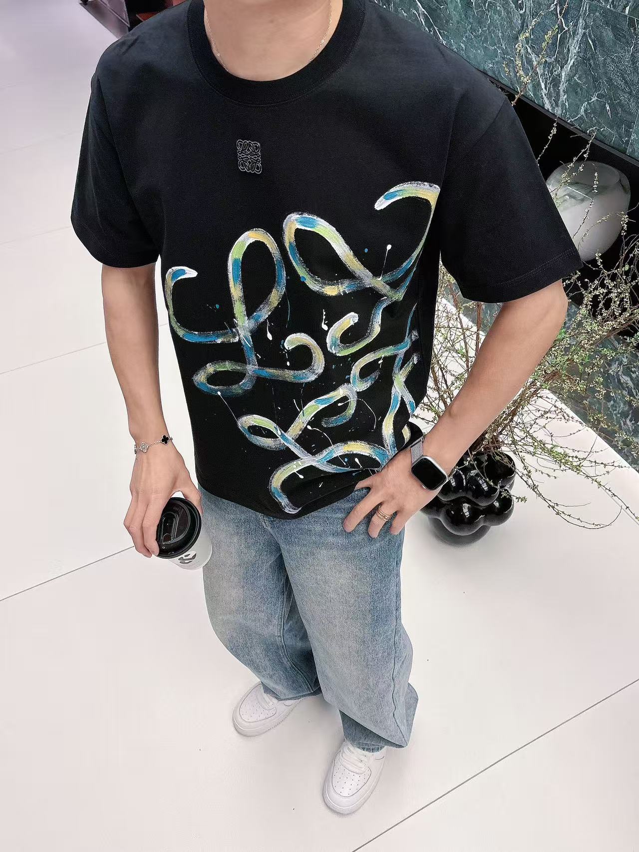 罗意威 * 𝟐6𝐬s 春夏休闲短袖定制面料 品牌经典LOGO 工艺精致 休闲百搭 【𝐒𝐢𝐳𝐞：码数】 S