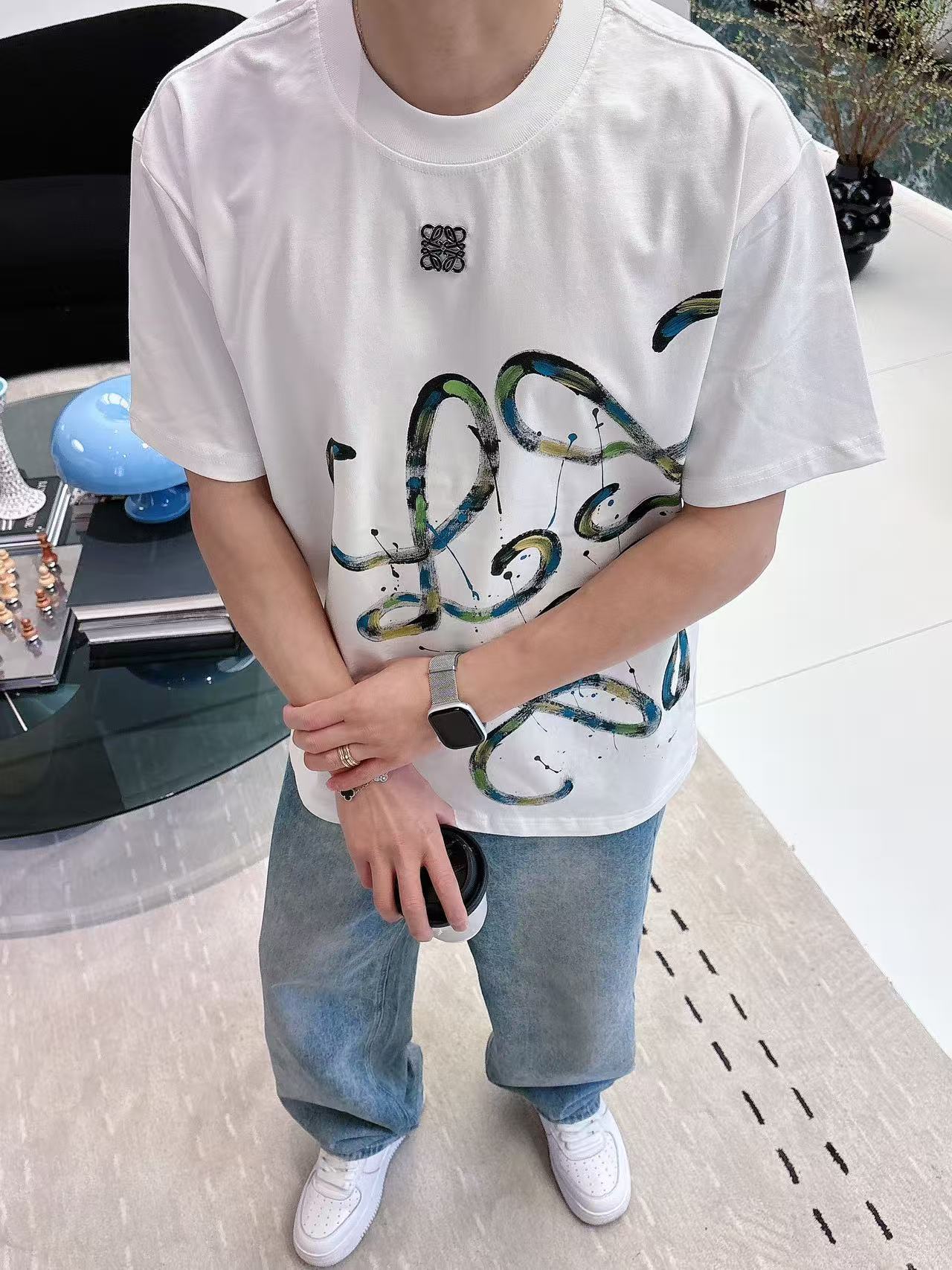 罗意威 * 𝟐6𝐬s 春夏休闲短袖定制面料 品牌经典LOGO 工艺精致 休闲百搭 【𝐒𝐢𝐳𝐞：码数】 S