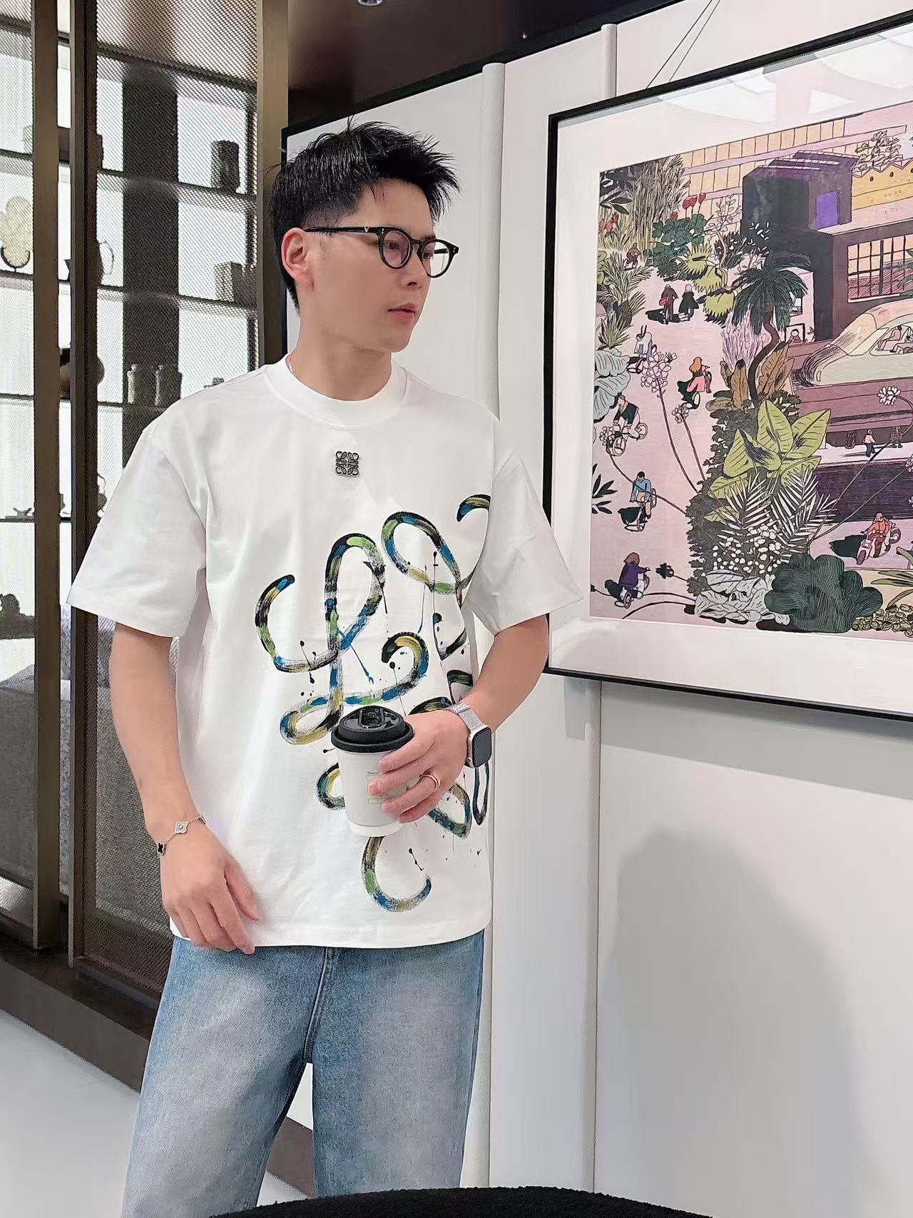罗意威 * 𝟐6𝐬s 春夏休闲短袖定制面料 品牌经典LOGO 工艺精致 休闲百搭 【𝐒𝐢𝐳𝐞：码数】 S