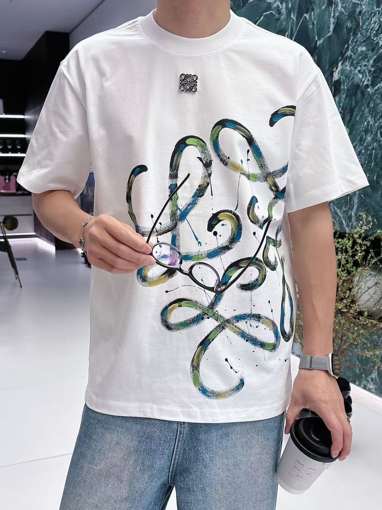 罗意威 * 𝟐6𝐬s 春夏休闲短袖定制面料 品牌经典LOGO 工艺精致 休闲百搭 【𝐒𝐢𝐳𝐞：码数】 S