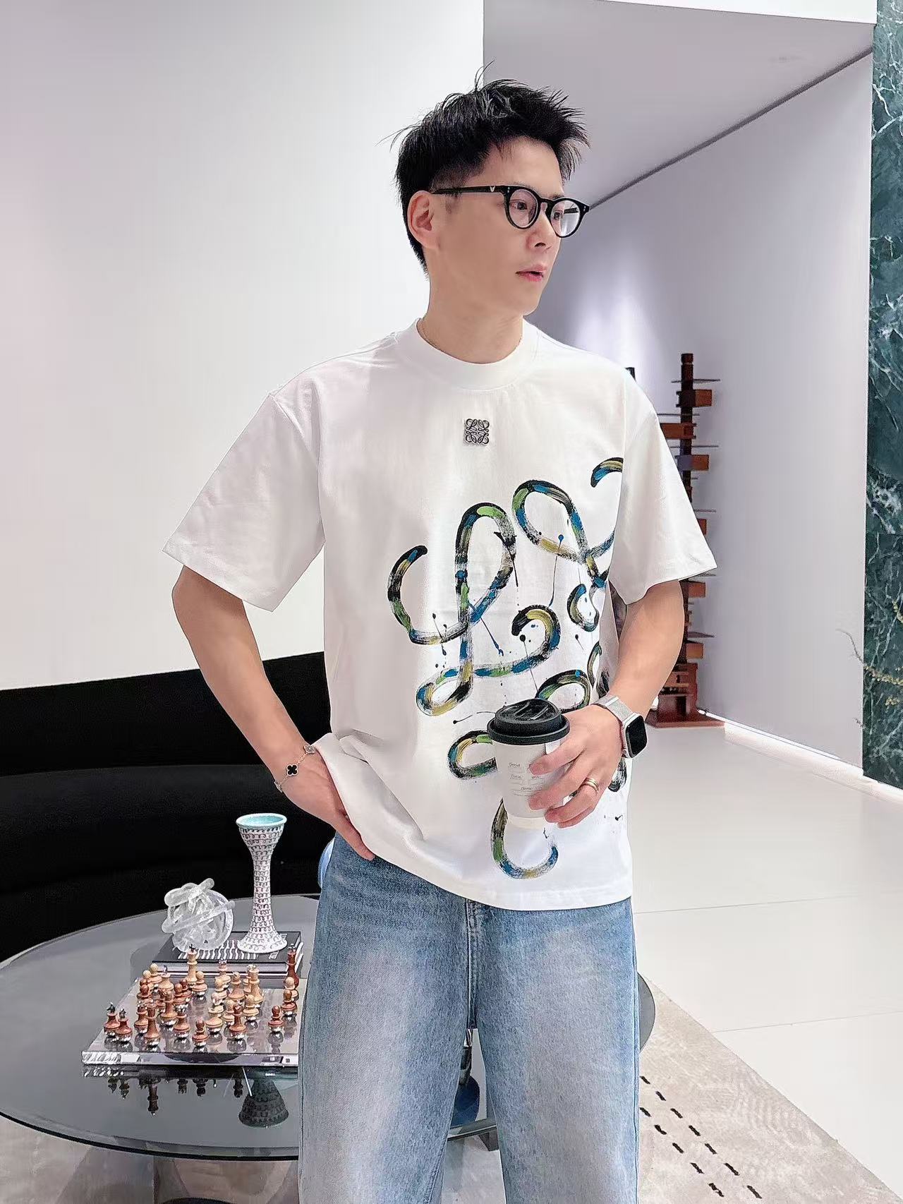 罗意威 * 𝟐6𝐬s 春夏休闲短袖定制面料 品牌经典LOGO 工艺精致 休闲百搭 【𝐒𝐢𝐳𝐞：码数】 S