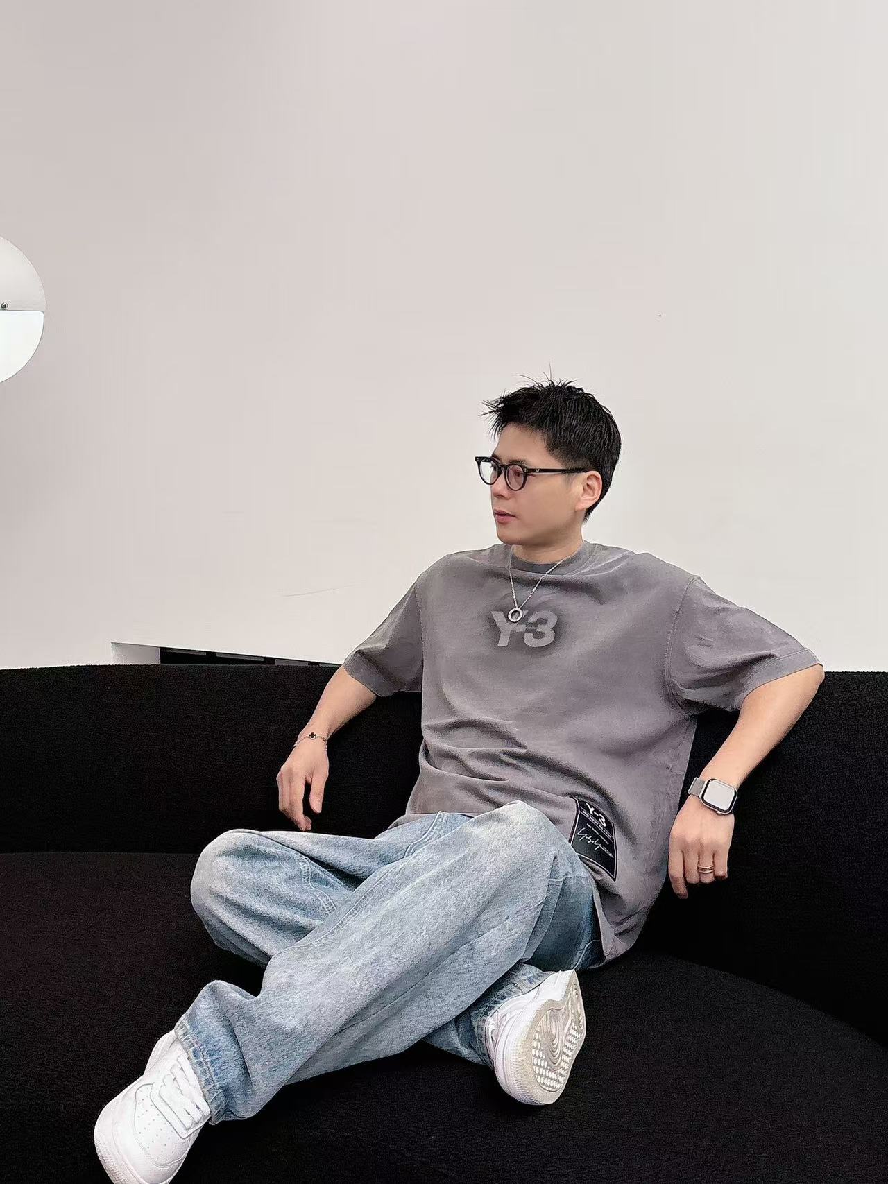 Y-3 * 𝟐6𝐬s 春夏休闲短袖定制面料 品牌经典LOGO 工艺精致 休闲百搭 【𝐒𝐢𝐳𝐞：码数】 S