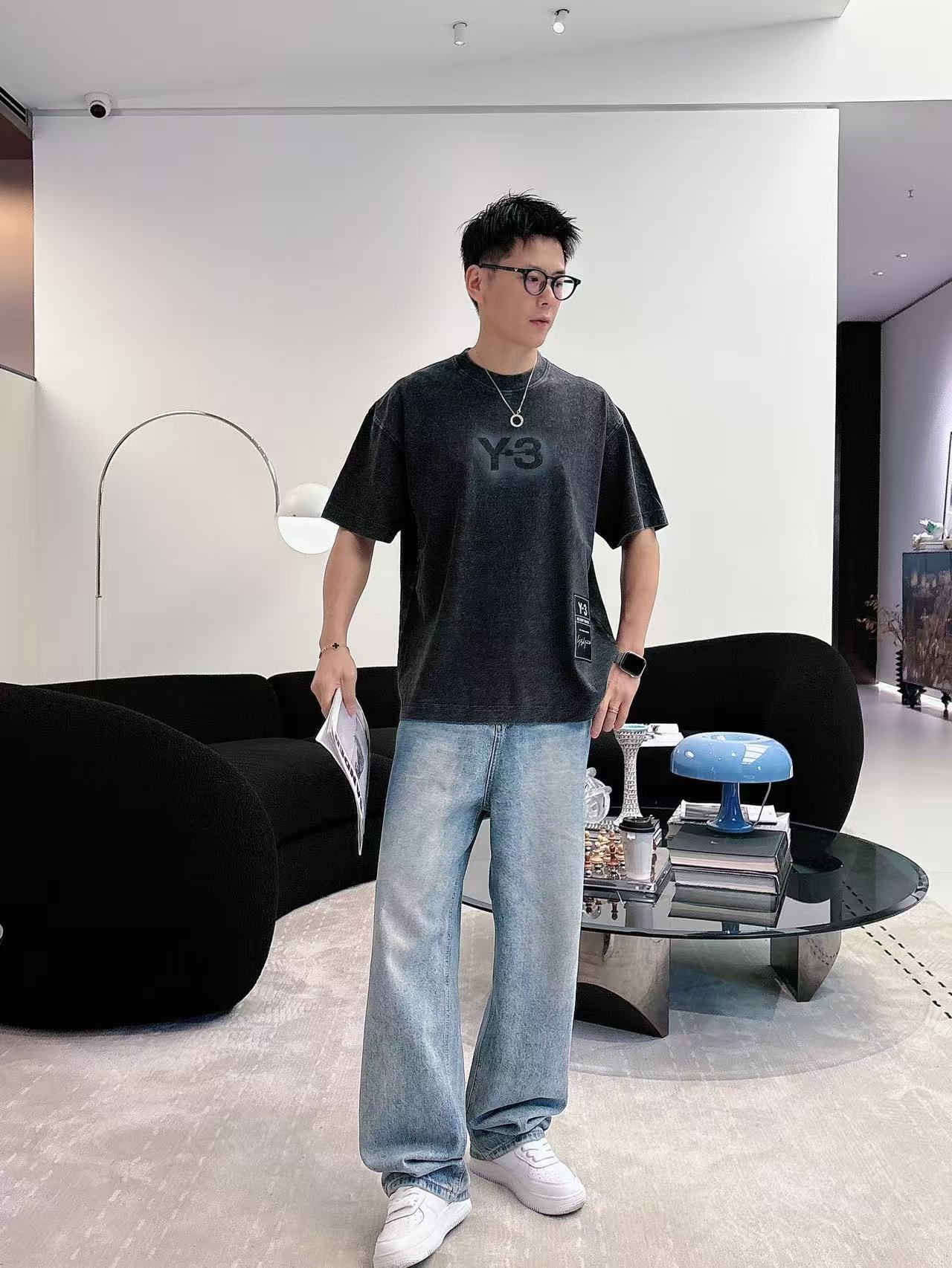 Y-3 * 𝟐6𝐬s 春夏休闲短袖定制面料 品牌经典LOGO 工艺精致 休闲百搭 【𝐒𝐢𝐳𝐞：码数】 S