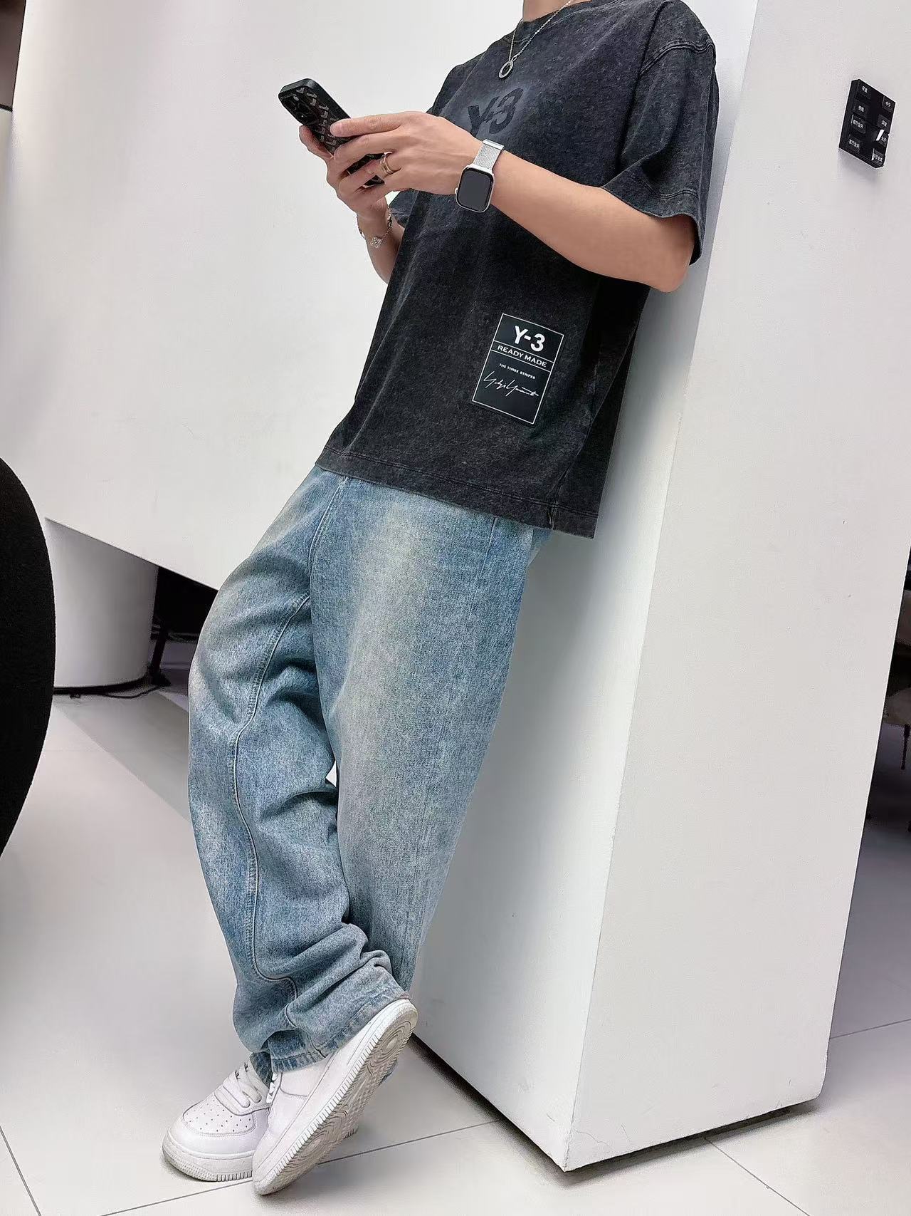 Y-3 * 𝟐6𝐬s 春夏休闲短袖定制面料 品牌经典LOGO 工艺精致 休闲百搭 【𝐒𝐢𝐳𝐞：码数】 S