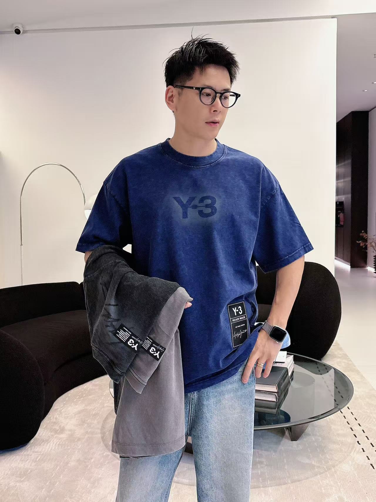Y-3 * 𝟐6𝐬s 春夏休闲短袖定制面料 品牌经典LOGO 工艺精致 休闲百搭 【𝐒𝐢𝐳𝐞：码数】 S